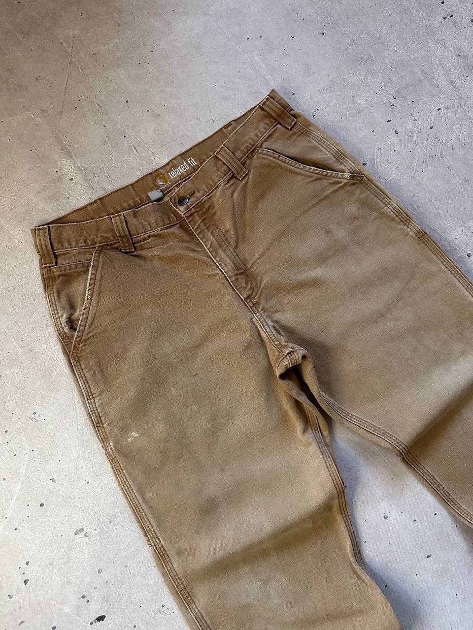 Carhartt × Vintage Carhartt Vintage Baggy Fit Faded Jeans Size US 34 / EU 50 - 9 Thumbnail