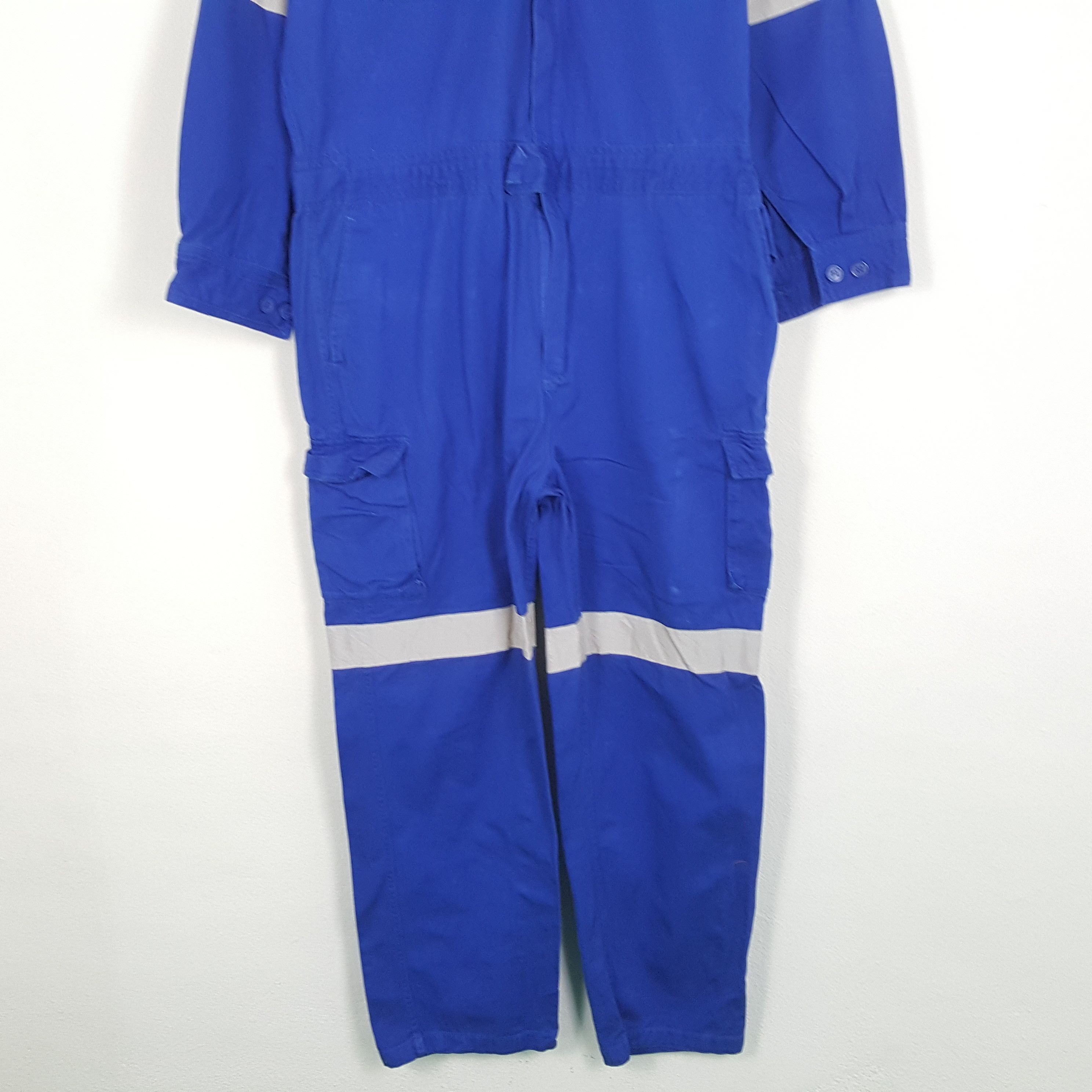 Vintage NIPPON SALVAGE Japanese Workwear Style Coverall Jacket Size US L / EU 52-54 / 3 - 6 Thumbnail