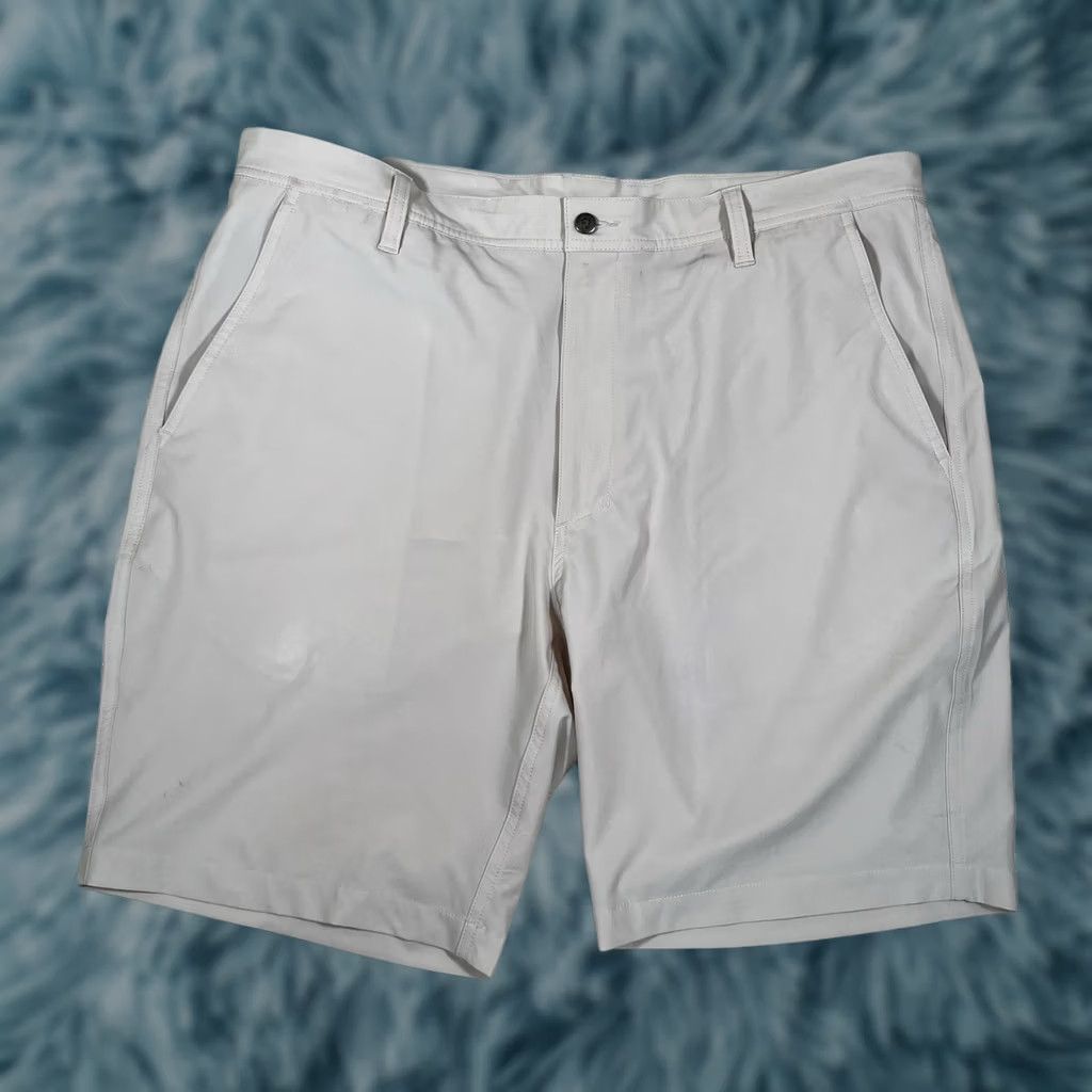 Footjoy FootJoy Shorts Mens 38 Beige Lightweight Performance Golf Chino 9" Inseam FJ Size US 38 / EU 54 - 1 Thumbnail