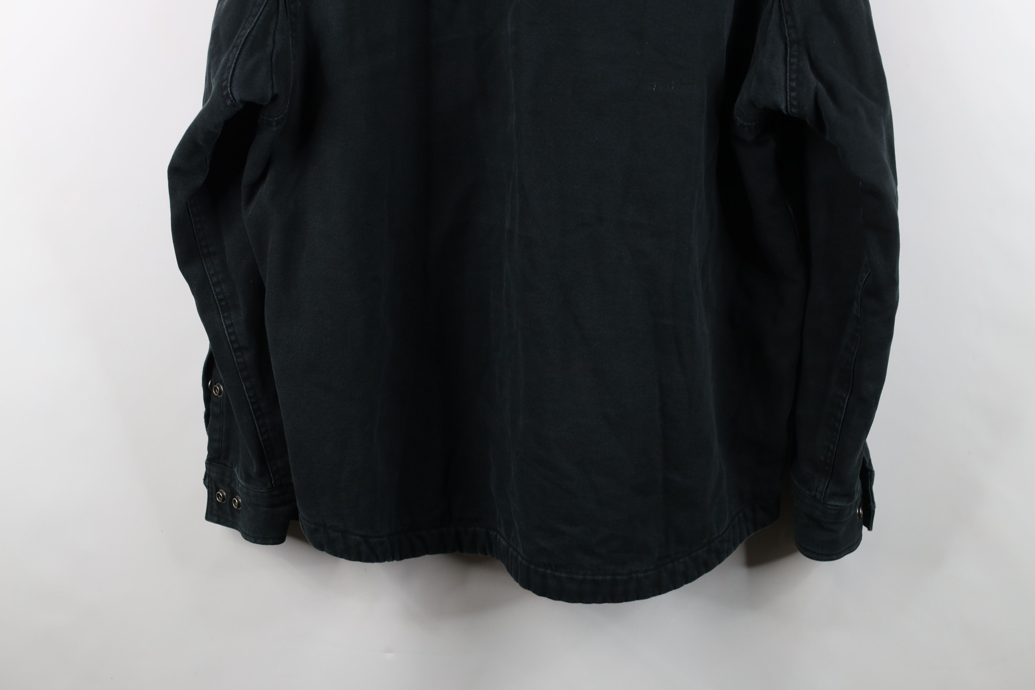 Duluth Trading Company Duluth Trading Co Fleece Lined Canvas Shirt Jacket Black Size US L / EU 52-54 / 3 - 14 Thumbnail