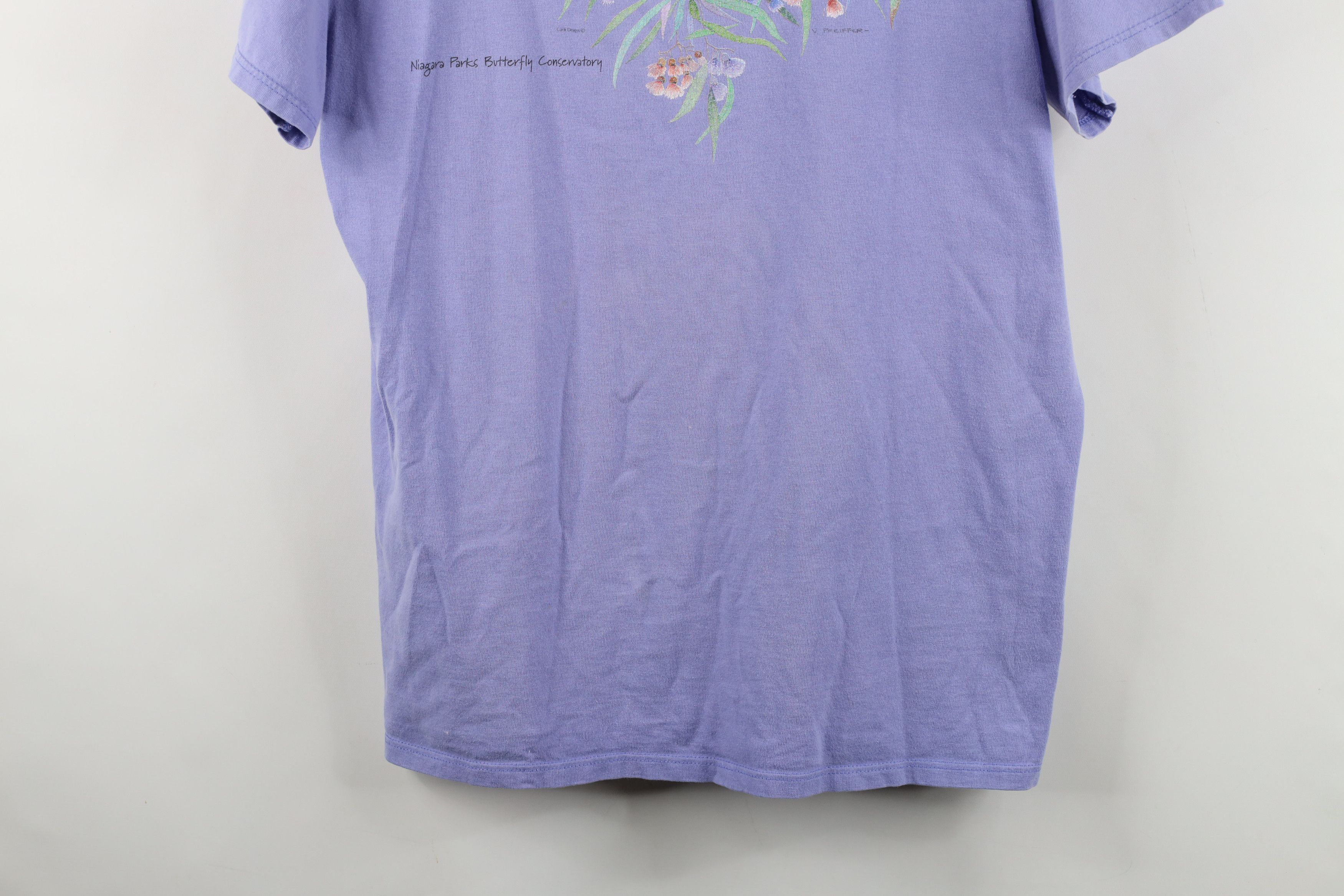 Vintage Vintage 90s Niagara Parks Butterfly Conservatory T-Shirt Size L / US 10 / IT 46 - 3 Thumbnail
