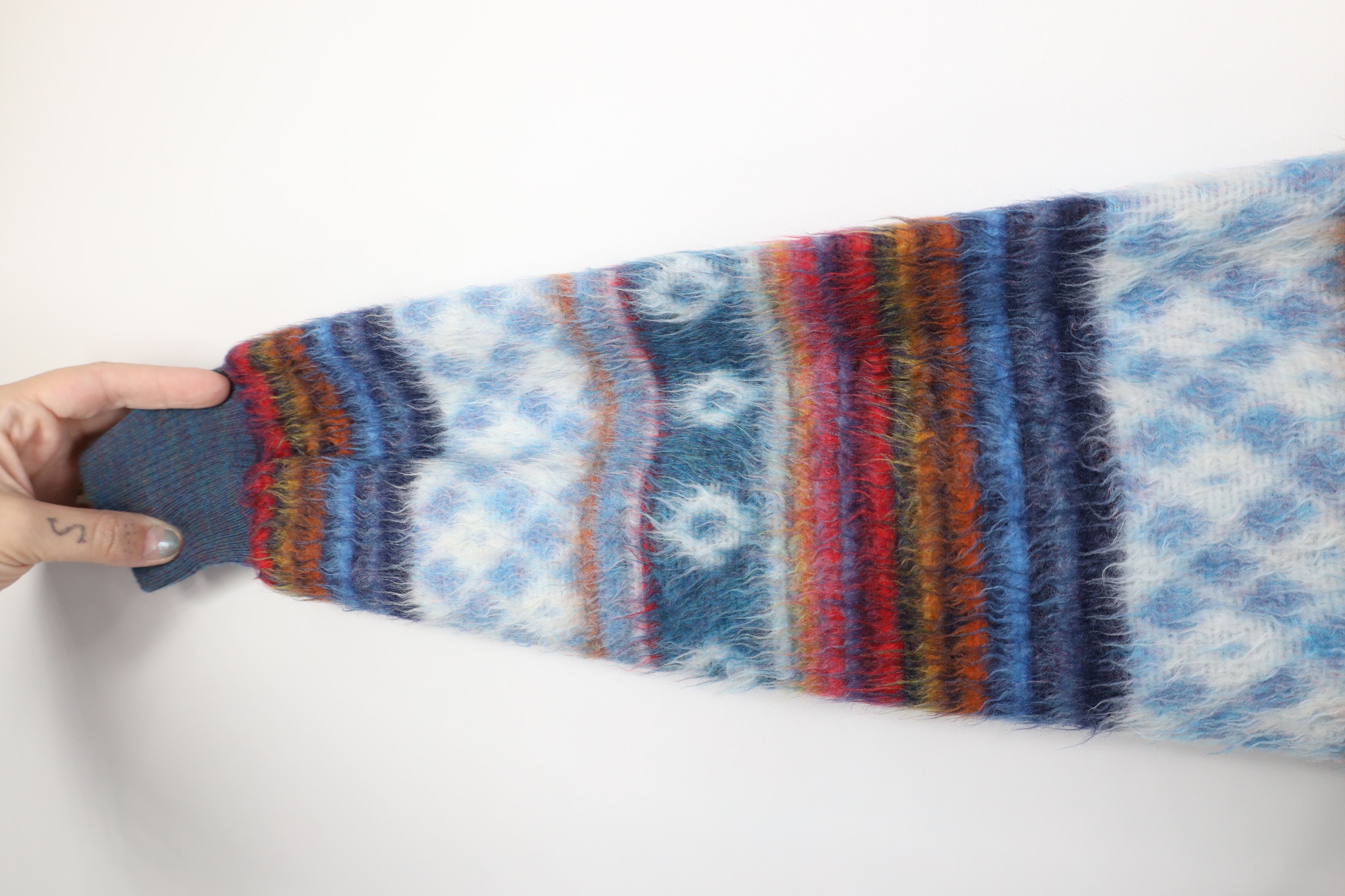 Vintage Vintage 90s Streetwear Southwestern Shag Collared Sweater Size US M / EU 48-50 / 2 - 6 Thumbnail