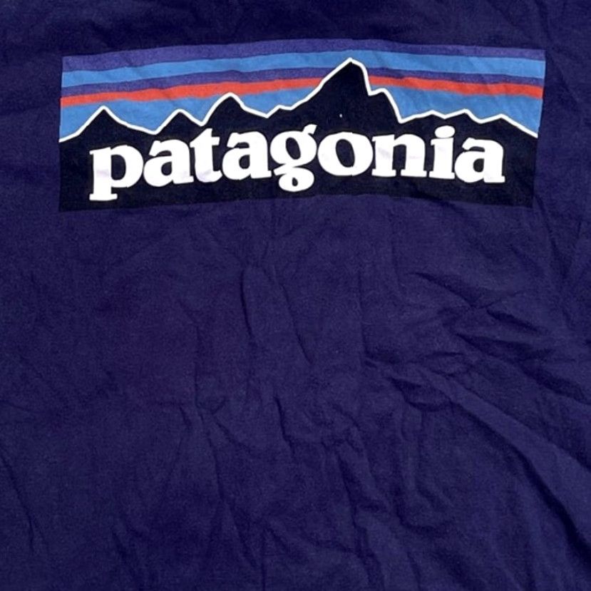 Patagonia Patagonia P-6 Back Logo Organic Cotton Short Sleeve Shirt M Blue Mens Shirt Size US M / EU 48-50 / 2 - 5 Thumbnail