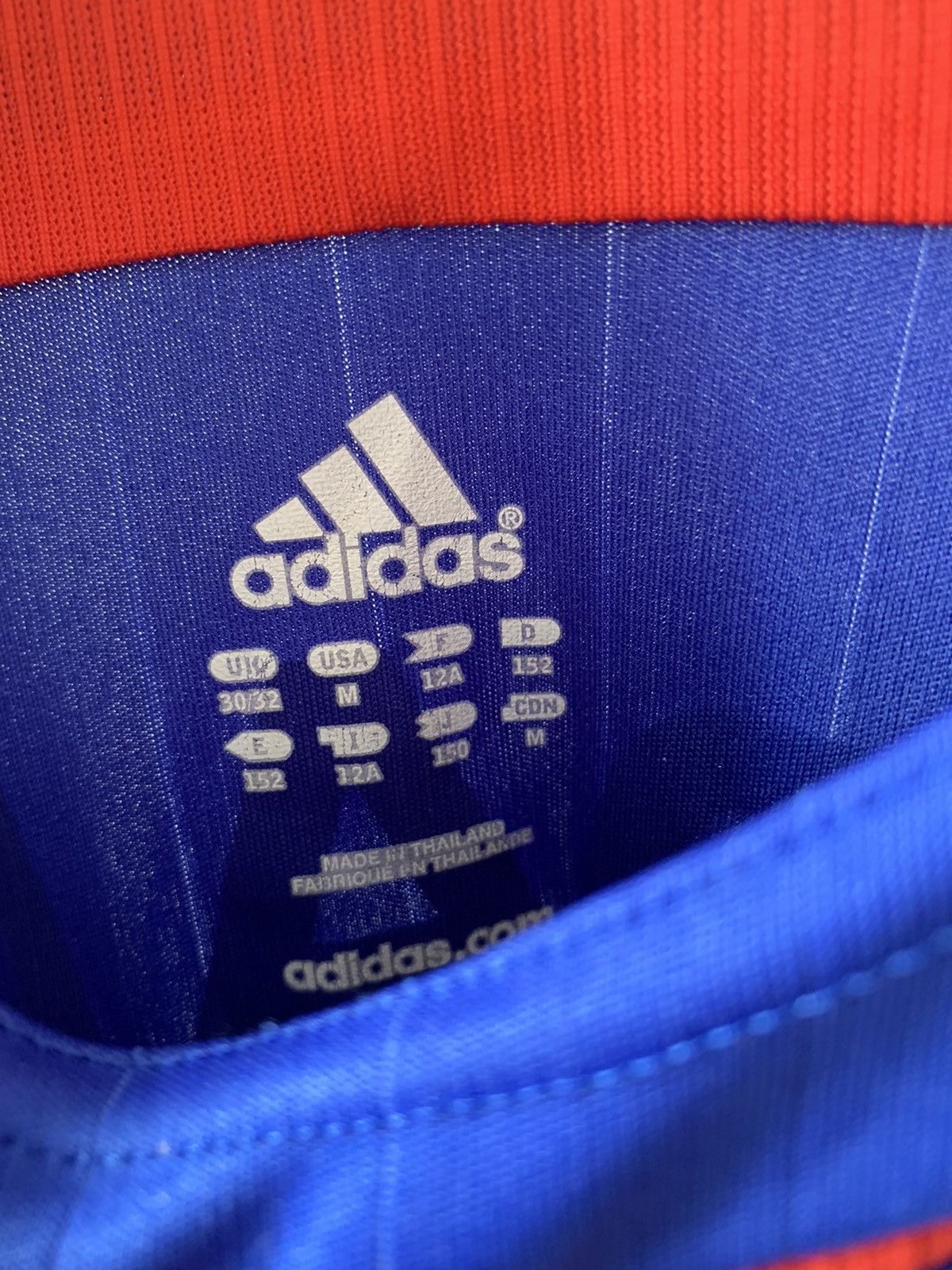 Vintage Adidas France Zidane Home FIFA World Cup 2006 Y2K Jersey Size US XS / EU 42 / 0 - 5 Thumbnail