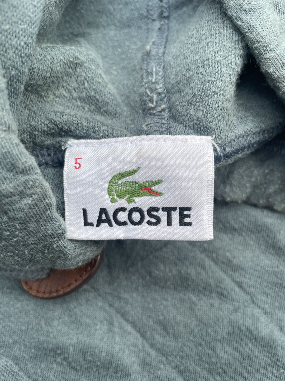 Lacoste Lacoste Quilted Design Hoodie Size US XL / EU 56 / 4 - 12 Thumbnail