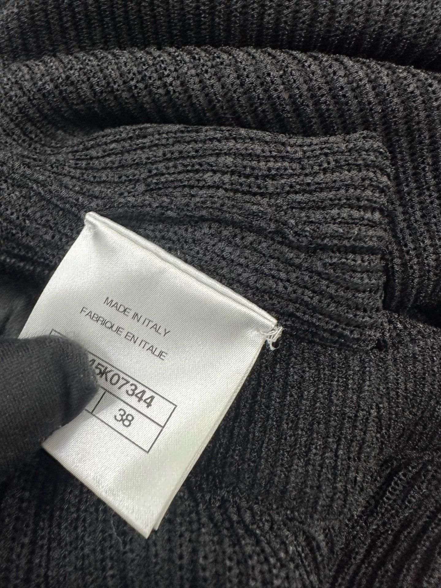 Chanel Chanel black knit blouse dress FR38 Size S / US 4 / IT 40 - 7 Thumbnail