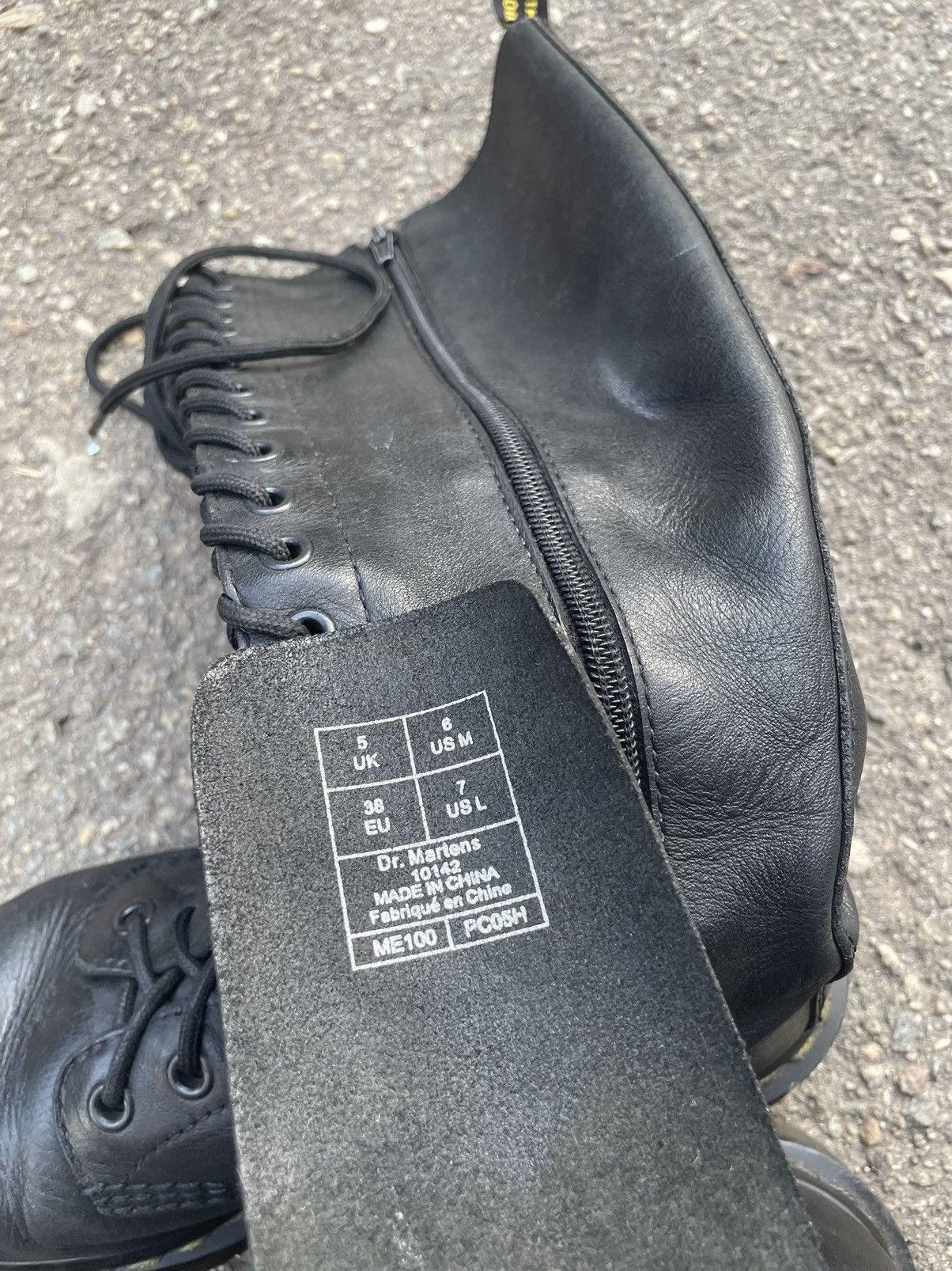 Dr. Martens × New Rock Dr martens black leather boots high new rock undercover Size US 6 / IT 36 - 2 Thumbnail
