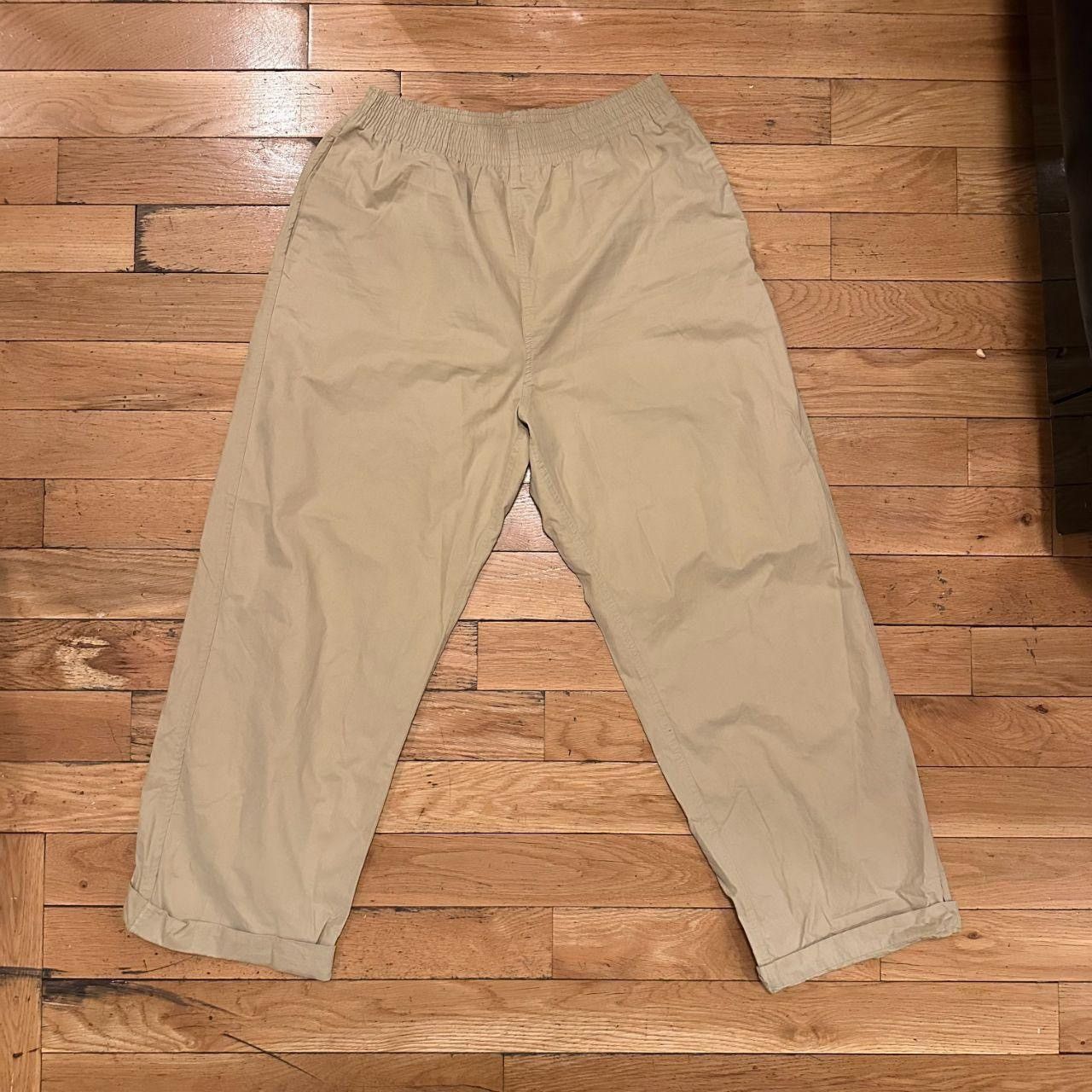 Our Legacy Olive Overdyed Tweed Drape Trousers | Grailed