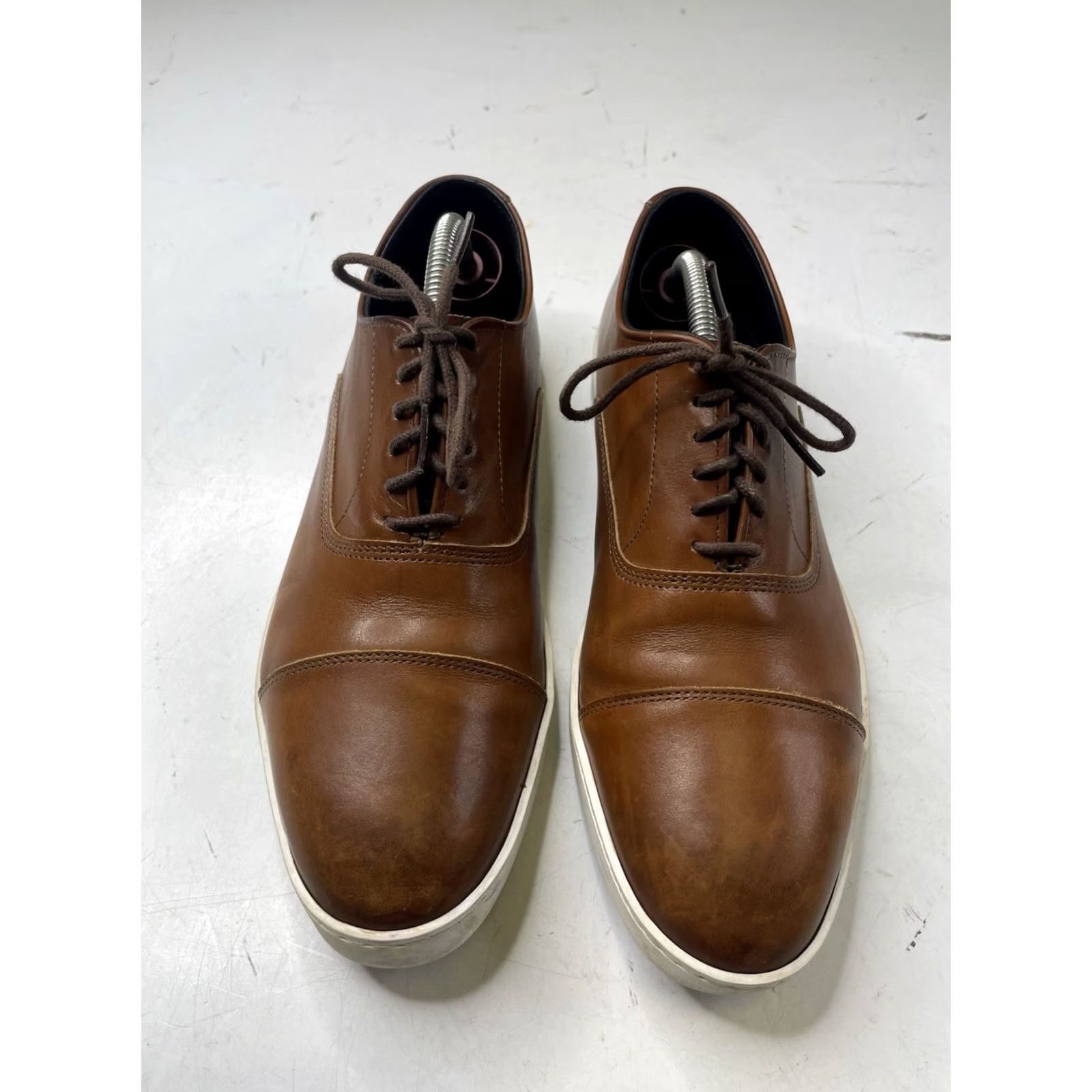 Allen Edmonds Allen Edmonds PARK AVENUE Men's Oxford Dress Shoes Size 7 D Brown Leather Shoes Size US 7 / EU 40 - 2 Thumbnail