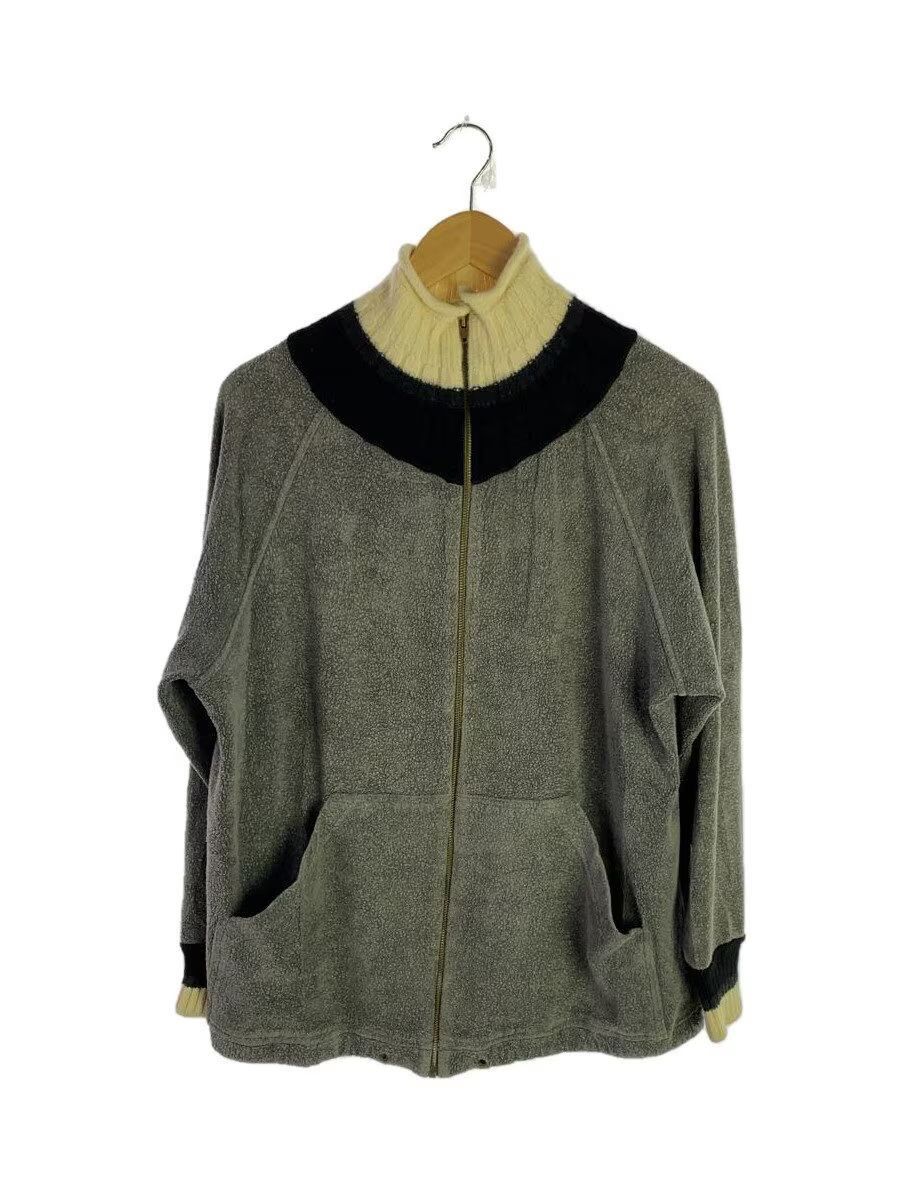 Jean Paul Gaultier Archive Mock Neck Raglan Fleece Jacket Size US XXS / EU 40 - 1 Thumbnail