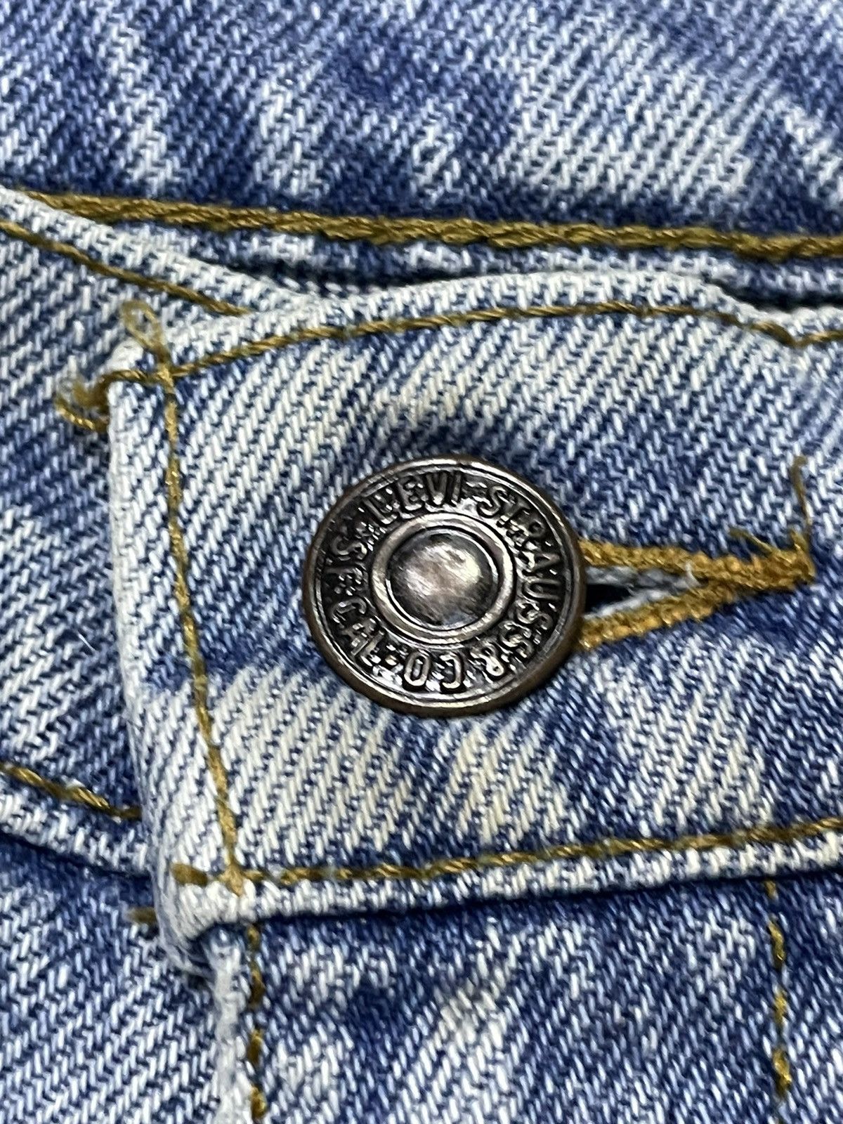 Levi's × Vintage Vintage Levis 606-0217 Tapered Cut Distressed Jeans Size US 32 / EU 48 - 15 Thumbnail