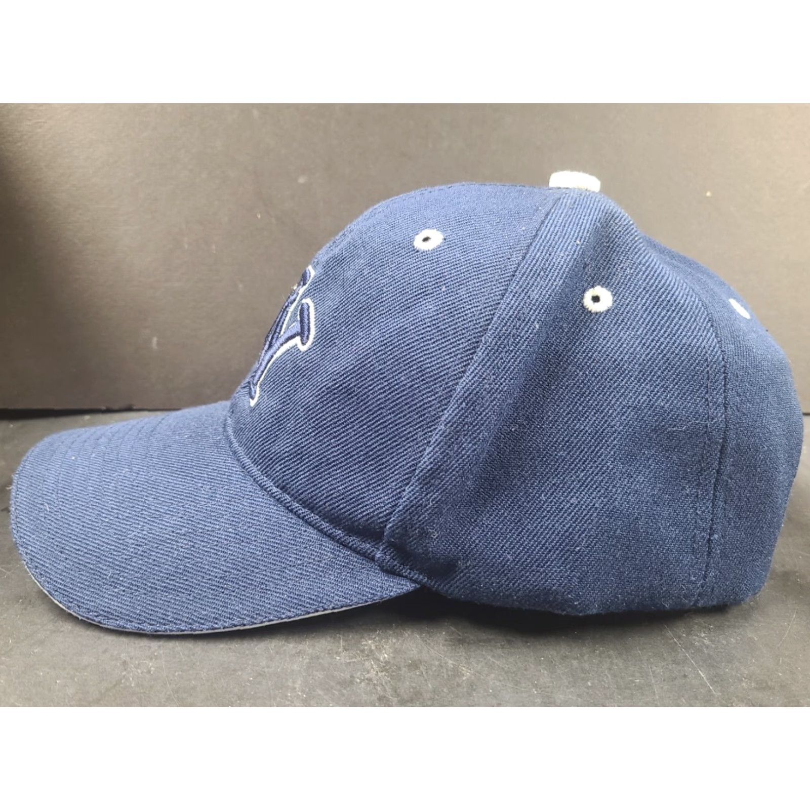 Vintage VINTAGE NY Hat New York Hat Hook And Loop Embroidered Baseball Cap Navy Blue Size ONE SIZE - 4 Thumbnail