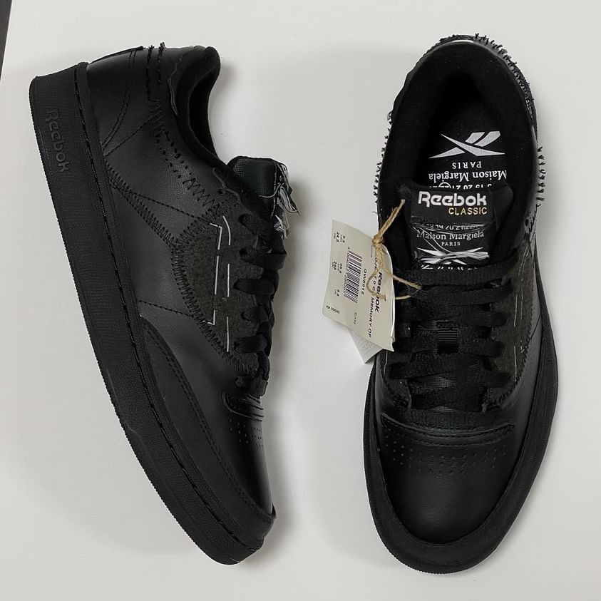 image of Maison Margiela Club C Project 0 Black Shoes, Women's (Size 6)