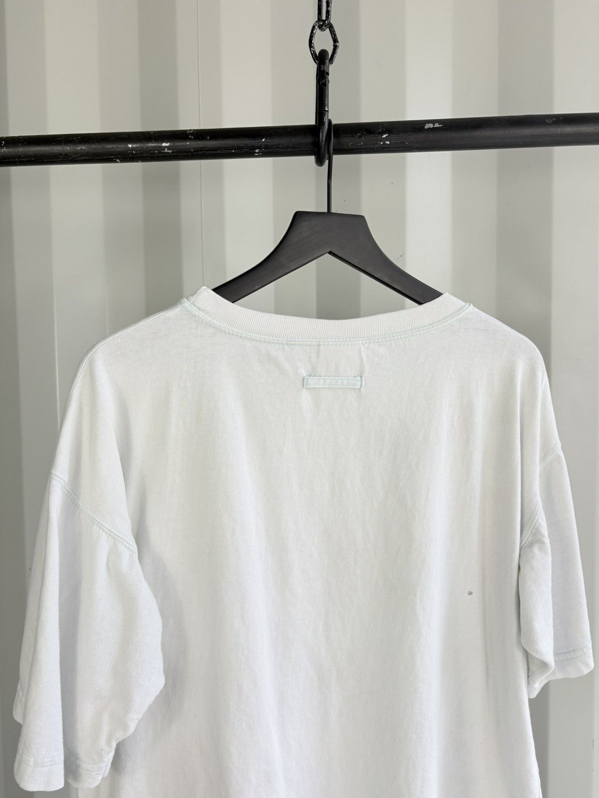 Vintage Vintage Blank Faded Shirt Distressed Boxy Pocket Band Grunge Size US XL / EU 56 / 4 - 5 Thumbnail