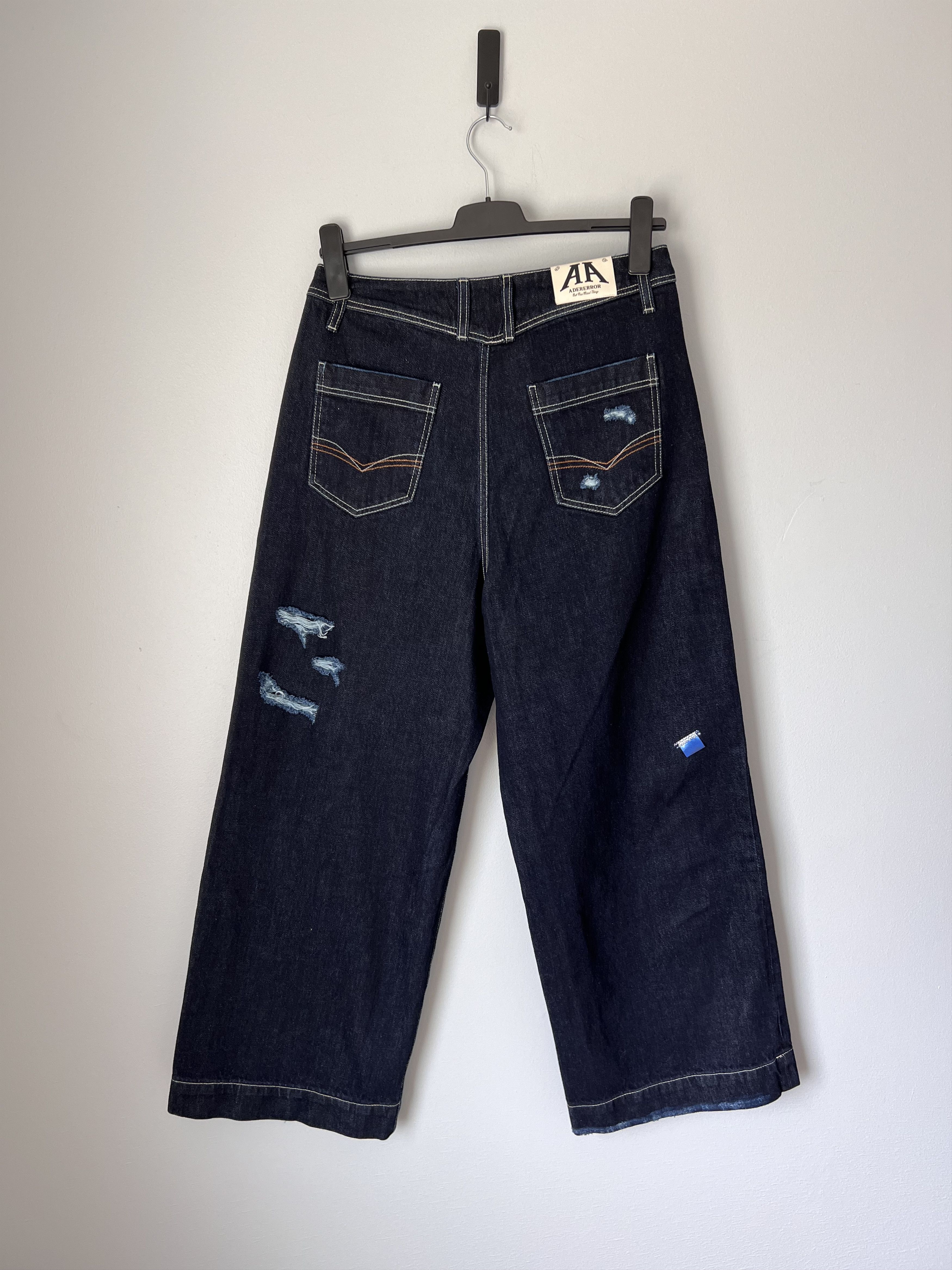Ader Error Ader Error Wide Leg Elve Jeans in Navy Size US 34 / EU 50 - 4 Thumbnail