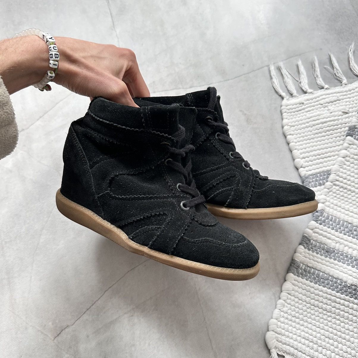 Isabel Marant 00s Isabel Marant Vibe Bobby Bekett Wedge Sneakers Shoes Size US 7 / IT 37 - 3 Thumbnail
