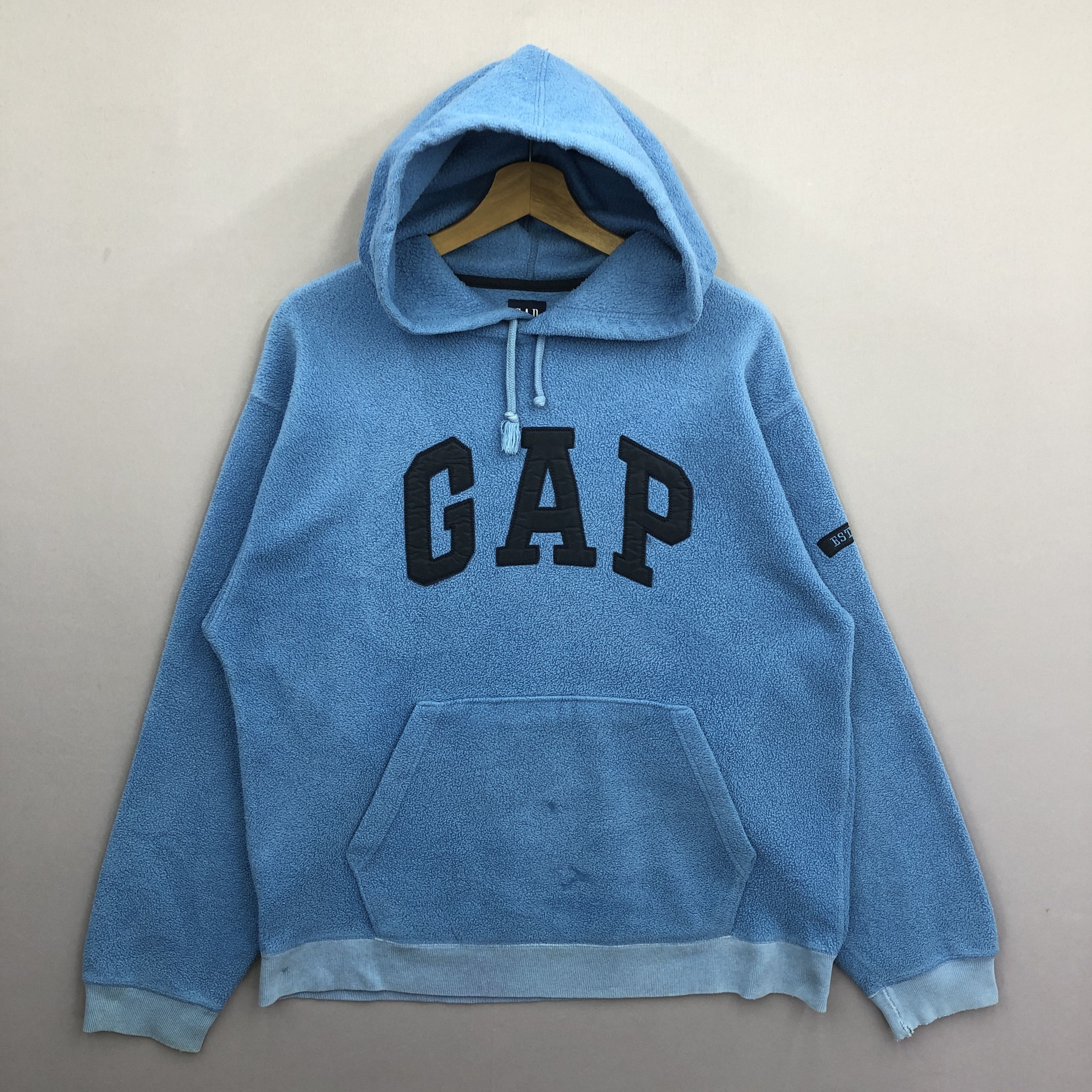 Gap Vintage Gap Fleece Hoodie Sweater Gap Hooded Sweatshirt Size US M / EU 48-50 / 2 - 2 Thumbnail