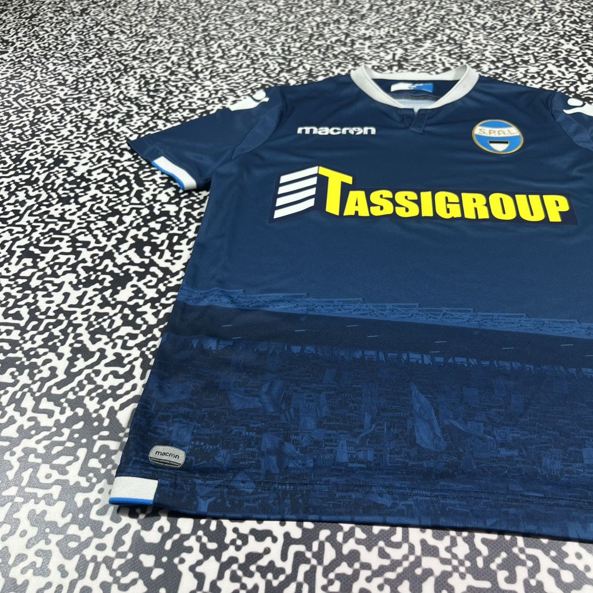Macron Spal Macron 18/19 Soccer Football Jersey Blokecore Style Size US S / EU 44-46 / 1 - 7 Thumbnail