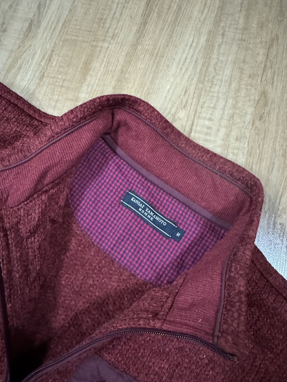 Designer × Japanese Brand × Kansai Yamamoto KANSAI YAMAMOTO HALF ZIP SWEATER Size US M / EU 48-50 / 2 - 3 Thumbnail