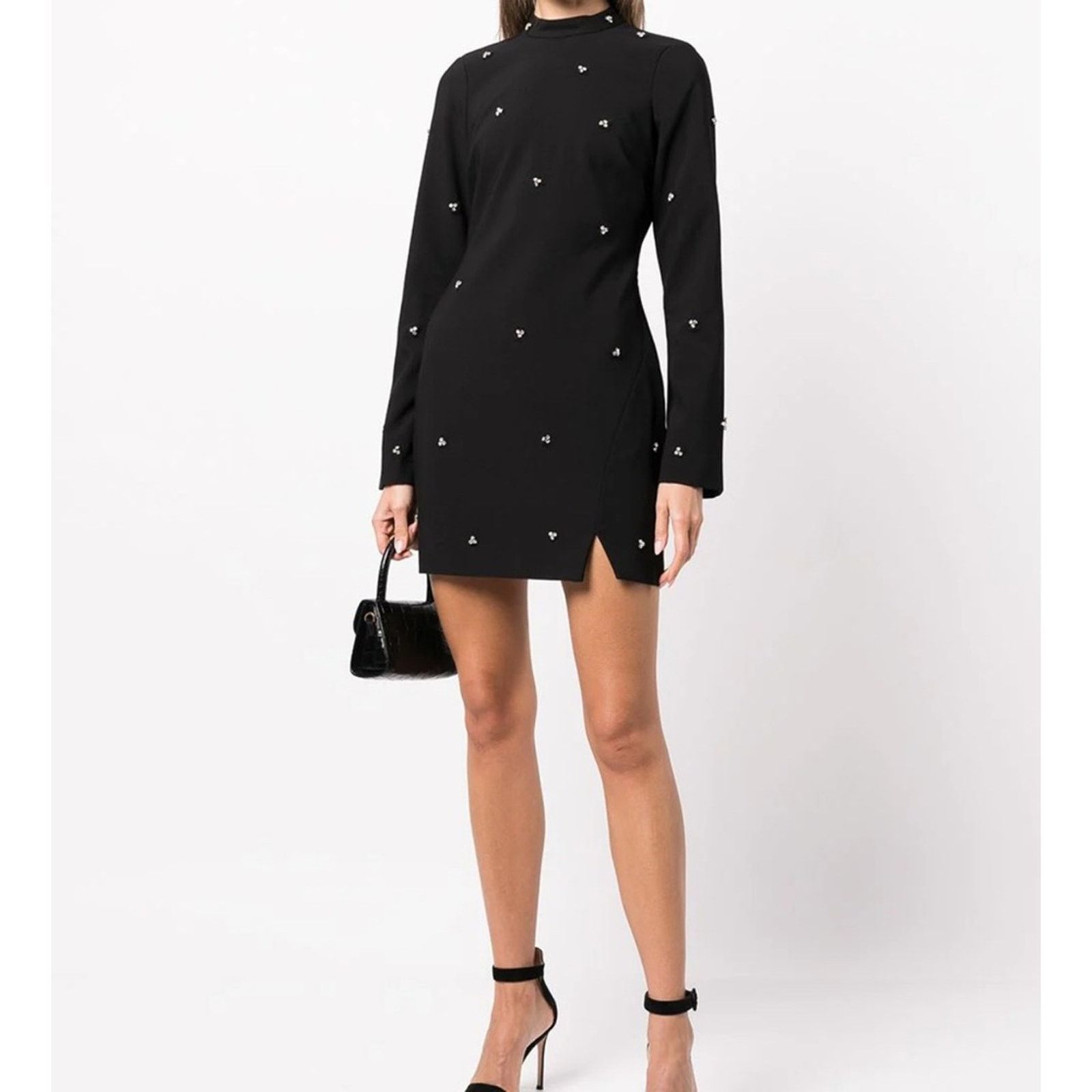 LIKELY Likely Phillips Diamond Stud Detail Mini Dress Size S / US 4 / IT 40 - 2 Thumbnail