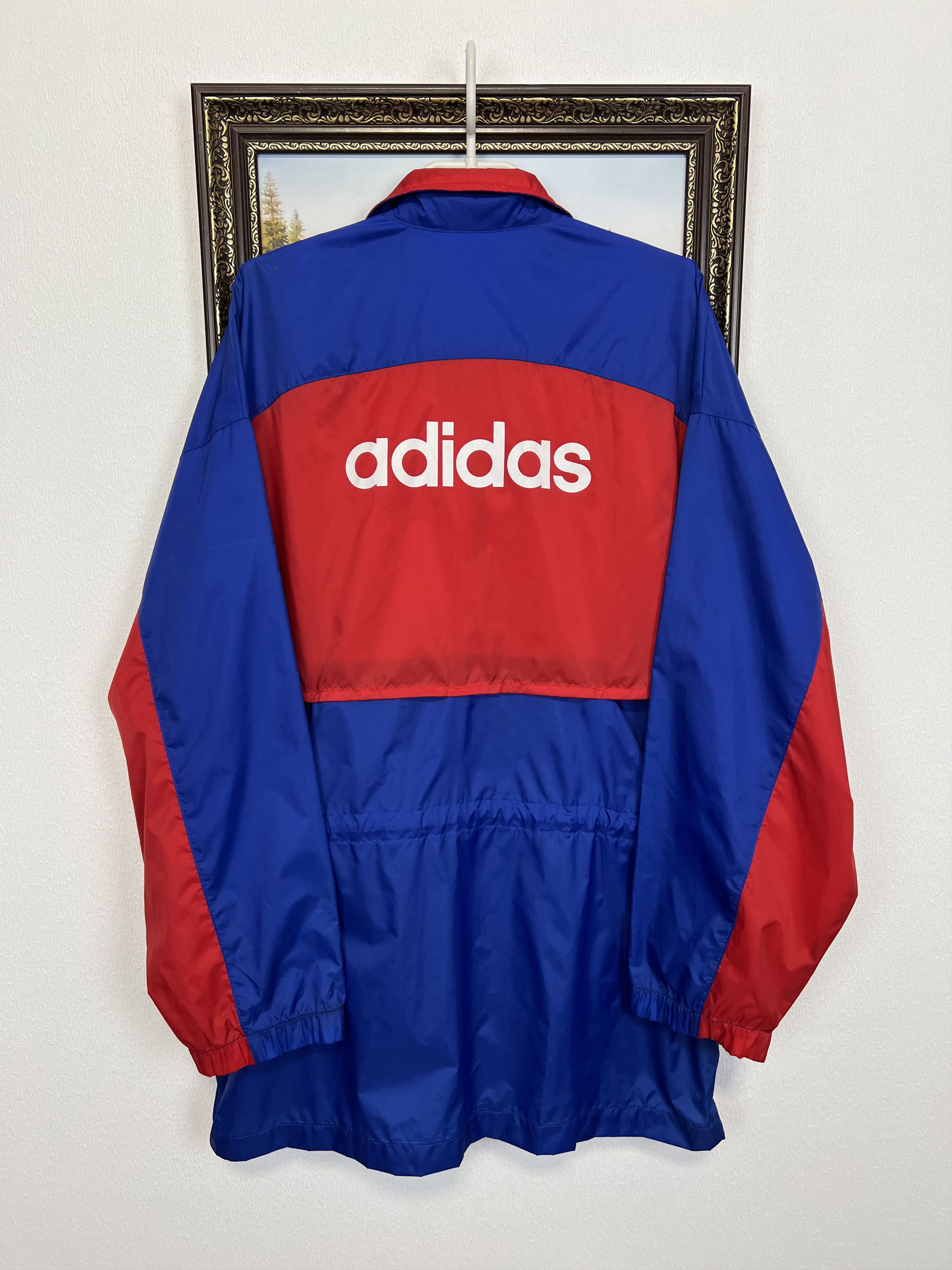 Adidas Vintage Bayern Munich Football Jacket Soccer Windbreaker Size US L / EU 52-54 / 3 - 10 Thumbnail