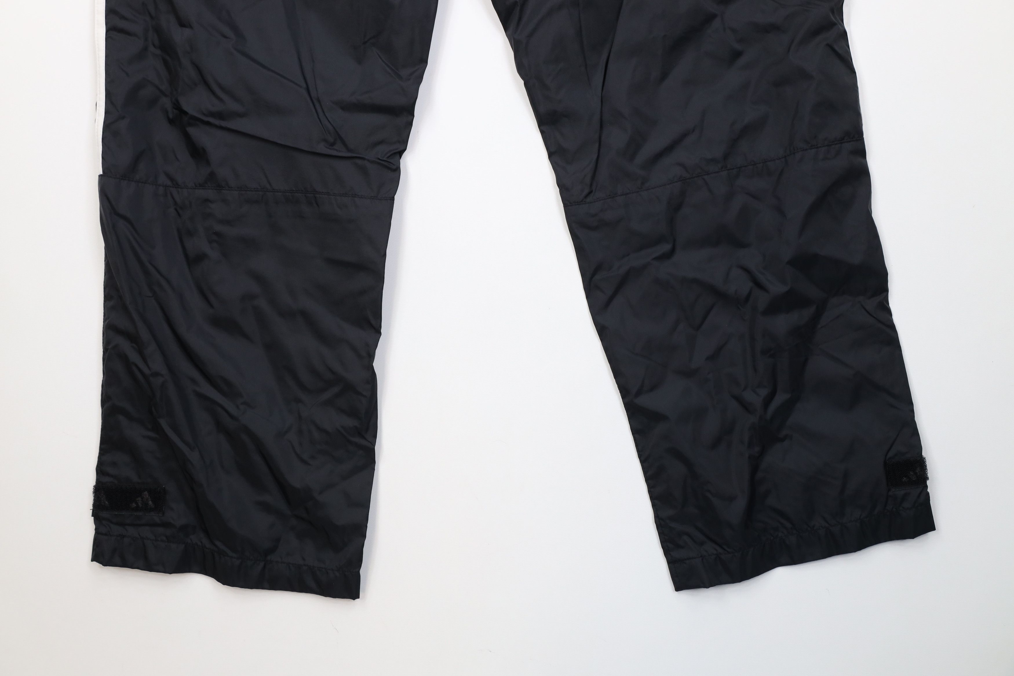 Adidas Vintage Y2K 2001 Adidas Wide Leg Windbreaker Pants Black Size US 36 / EU 52 - 14 Thumbnail
