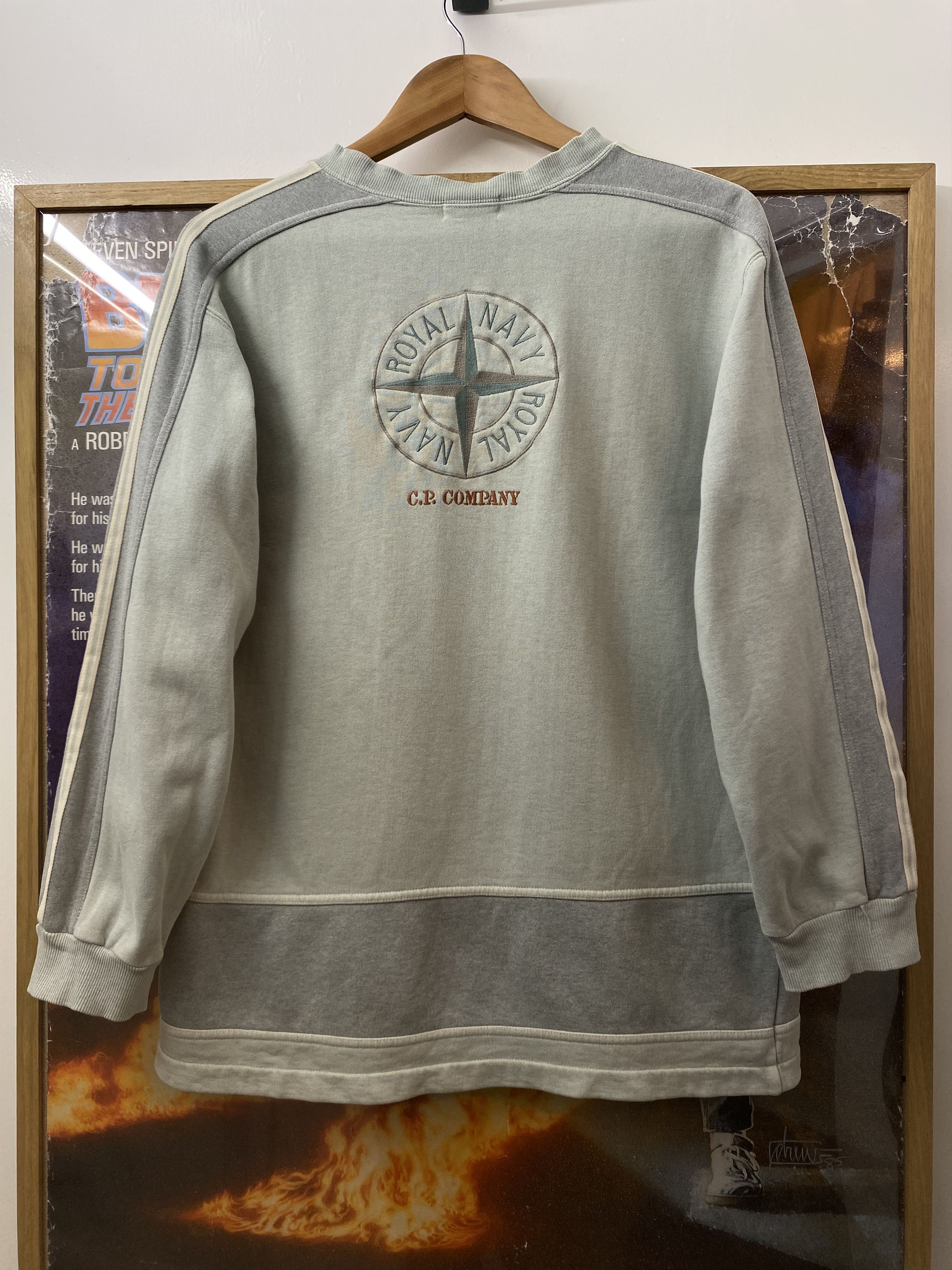 C.P. Company 90s C.P. Company Royal Navy Compass Panelled Sweatshirt Size US S / EU 44-46 / 1 - 1 Thumbnail