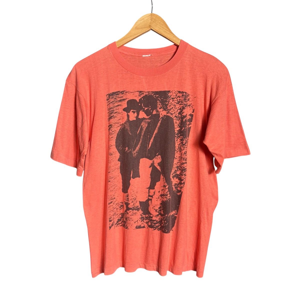 Vintage Vintage 80s Portrait Art Photo Graphic T-Shirt / Bruce Weber Size US M / EU 48-50 / 2 - 1 Thumbnail