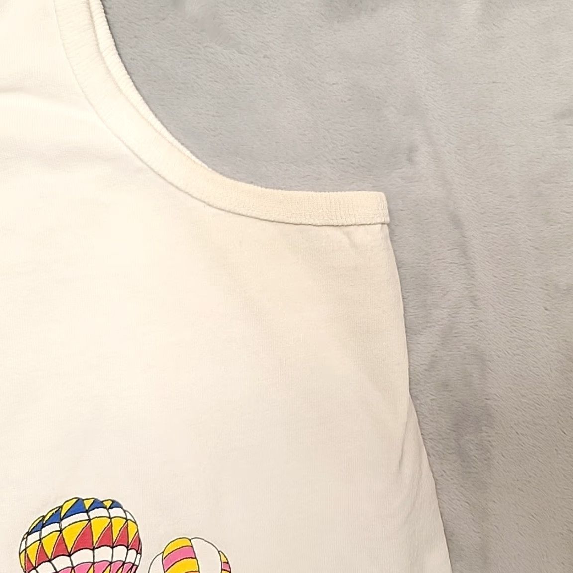 Anvil VTG Big Skyfest Shirt Womens M White Tank Top1995 Hot Air Balloon Made in USA MT Size M / US 6-8 / IT 42-44 - 2 Thumbnail