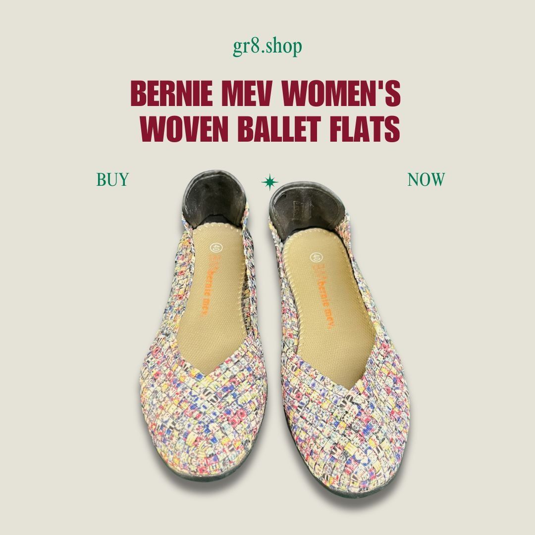 Other BERNIE MEV Womens Woven Ballet Flats Size 9 Multi-Color Comf Size US 9 / IT 39 - 1 Thumbnail