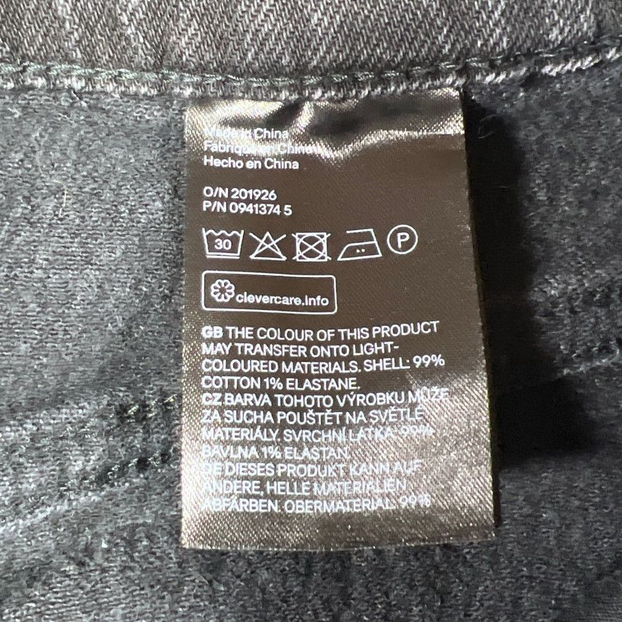 H&M H&M Women’s 10 Black Straight Leg Jeans Capsule Style Size 32" / US 10 / IT 46 - 3 Thumbnail