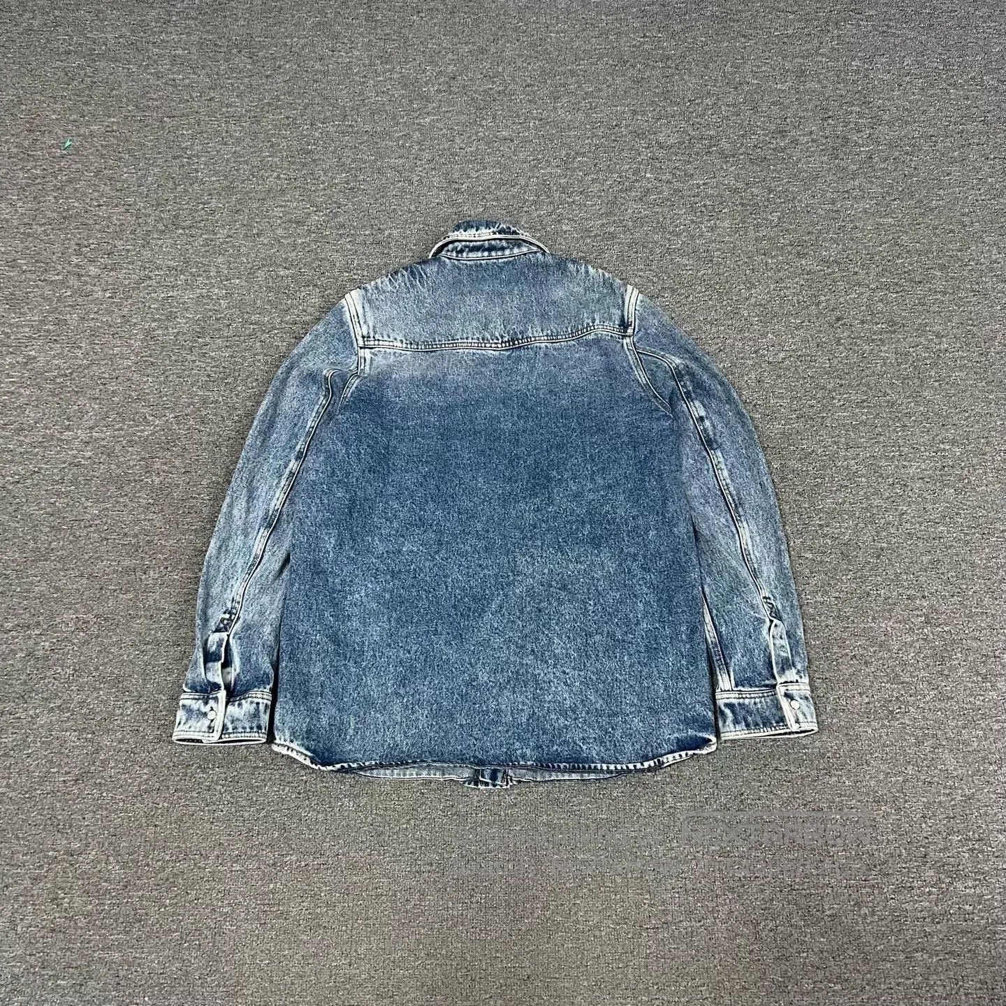 Valentino Valentino Big Logo Denim Shirt Jacket. Size US S / EU 44-46 / 1 - 5 Thumbnail