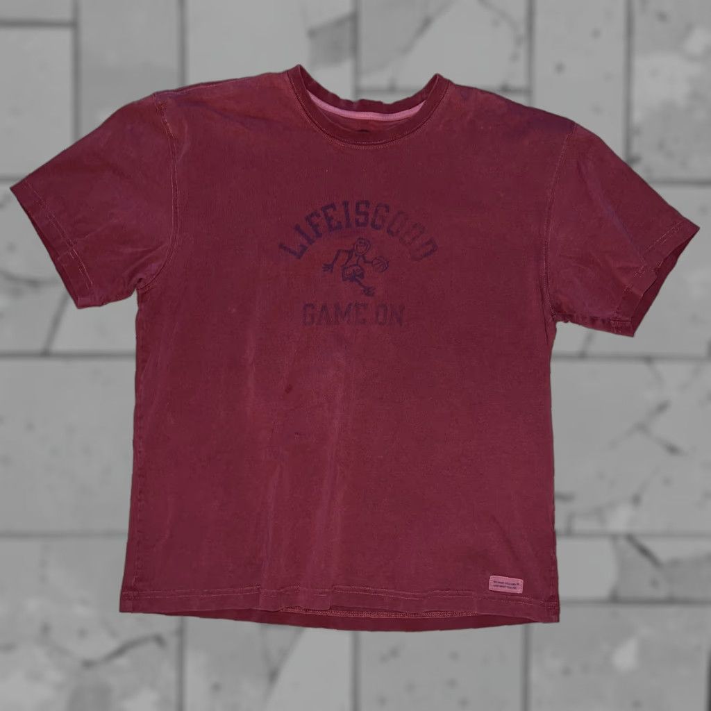 Life is Good Life is Good T-Shirt Red Game On Mens Size L Size US L / EU 52-54 / 3 - 1 Thumbnail