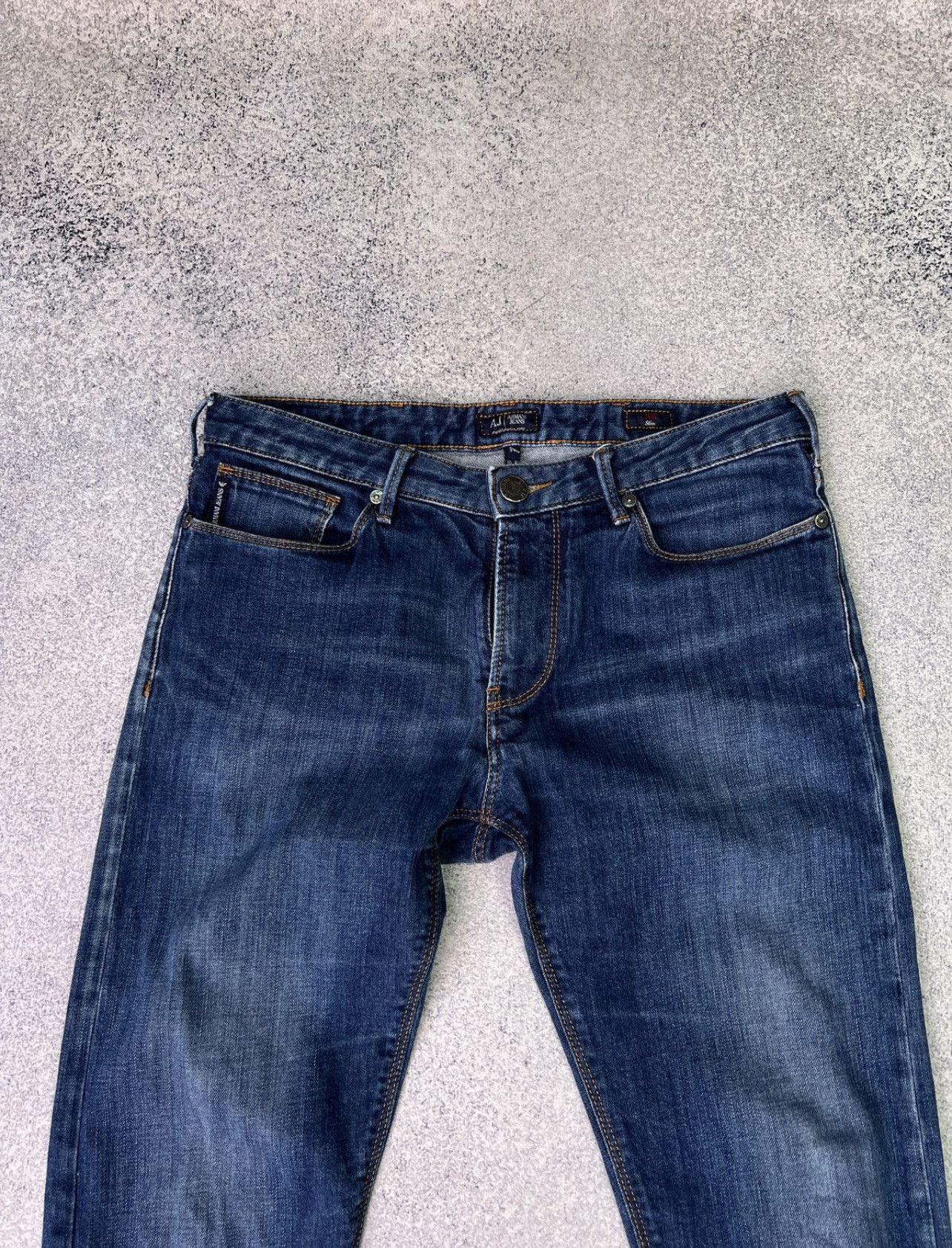 Armani × Designer × Vintage Vintage Armani Jeans Denim Blue pants Size US 31 - 9 Thumbnail