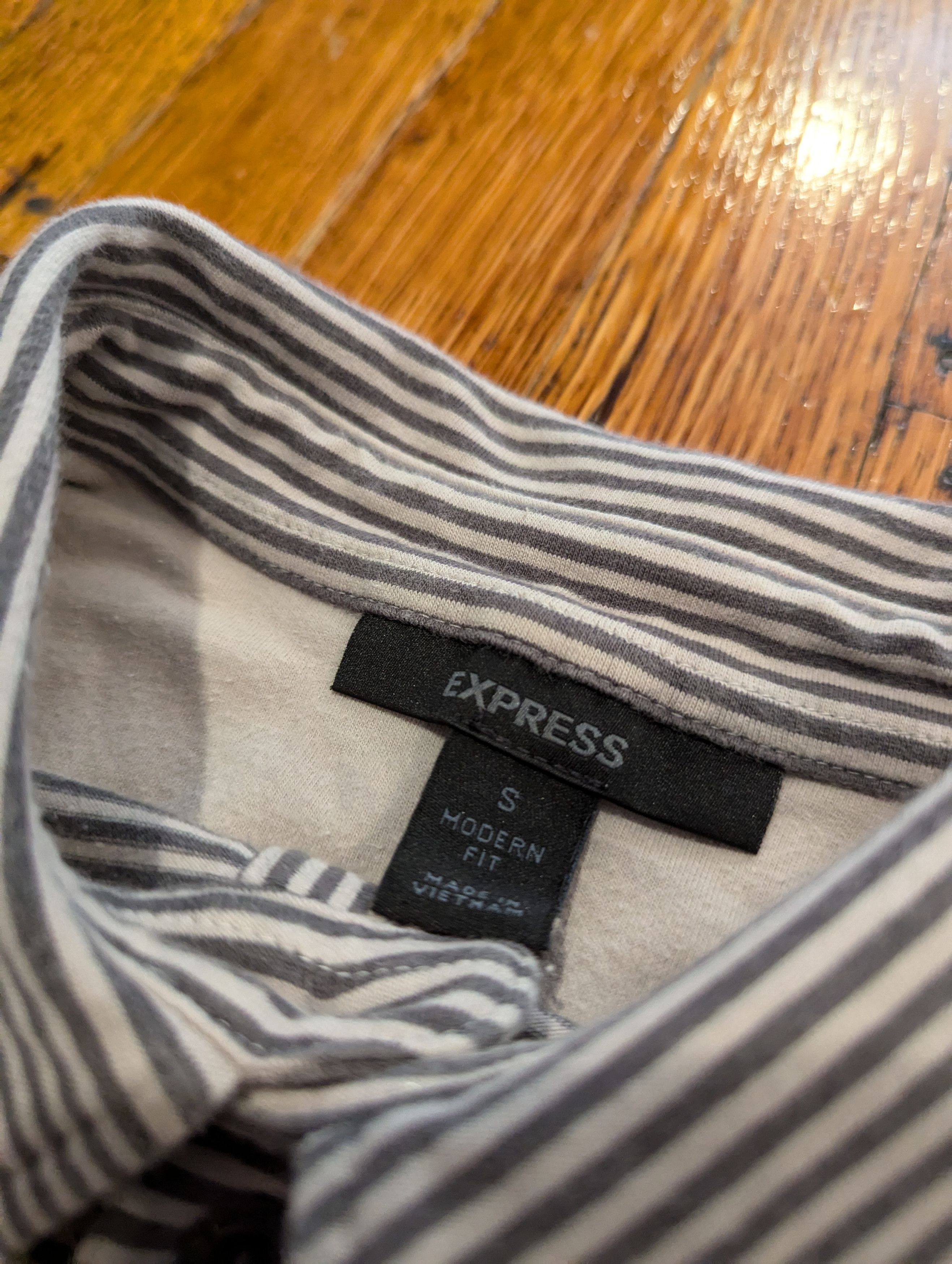 Express Y2K Striped Express Polo Size US S / EU 44-46 / 1 - 2 Thumbnail