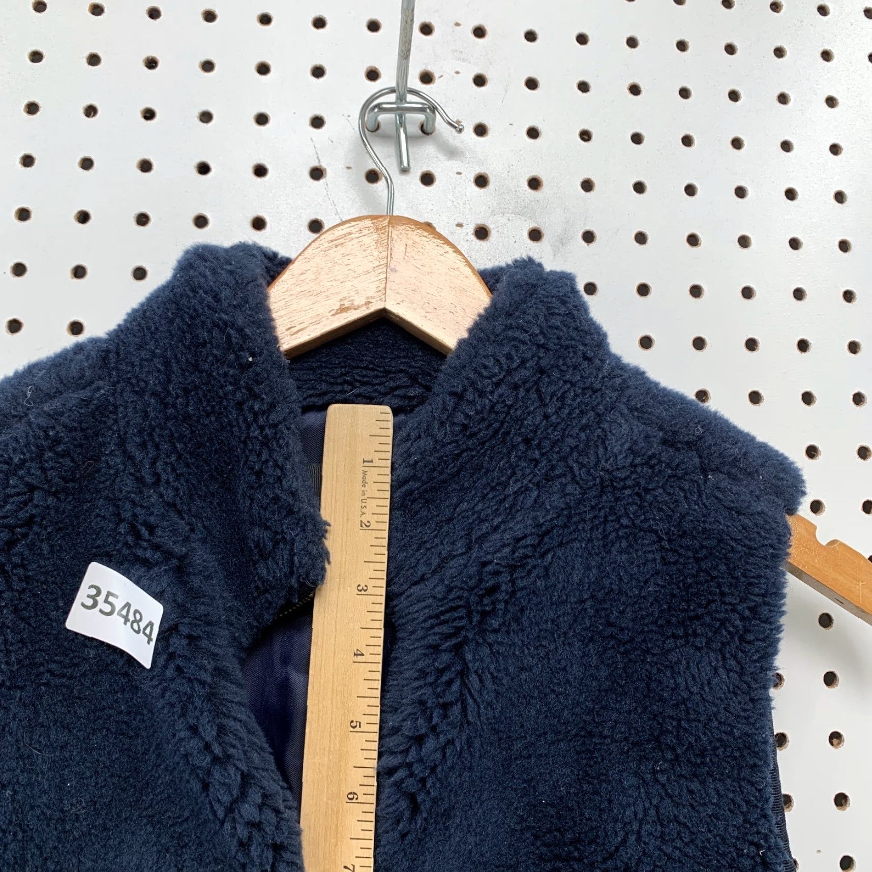 J.Crew JCrew Sherpa Vest jacket Womens Small Blue Deep Pile Sleeveless 19.5x24 Size S / US 4 / IT 40 - 7 Thumbnail