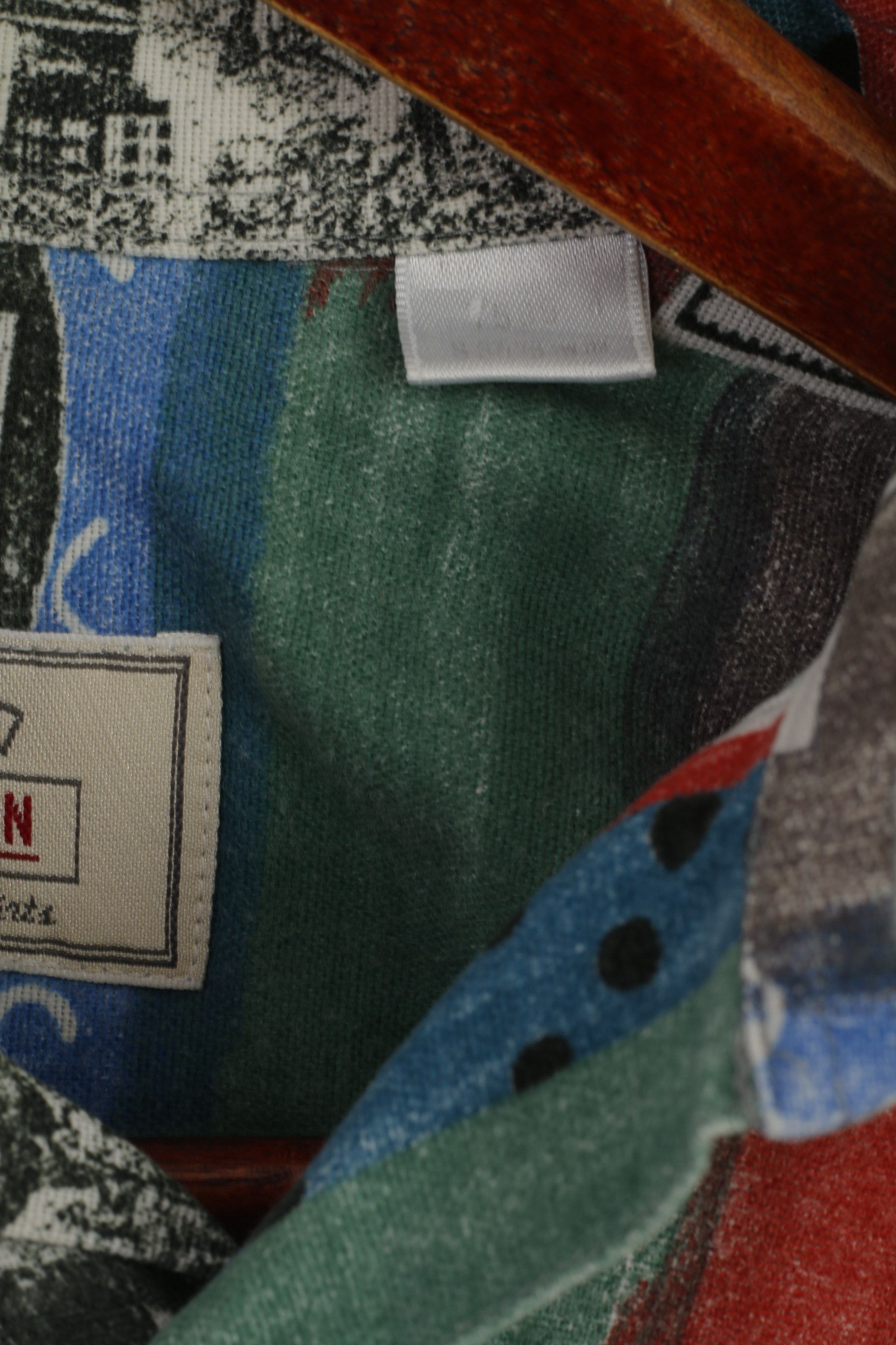 Vintage Andre Leon Men M Casual Shirt Multicoloured 3124 Size US M / EU 48-50 / 2 - 5 Thumbnail