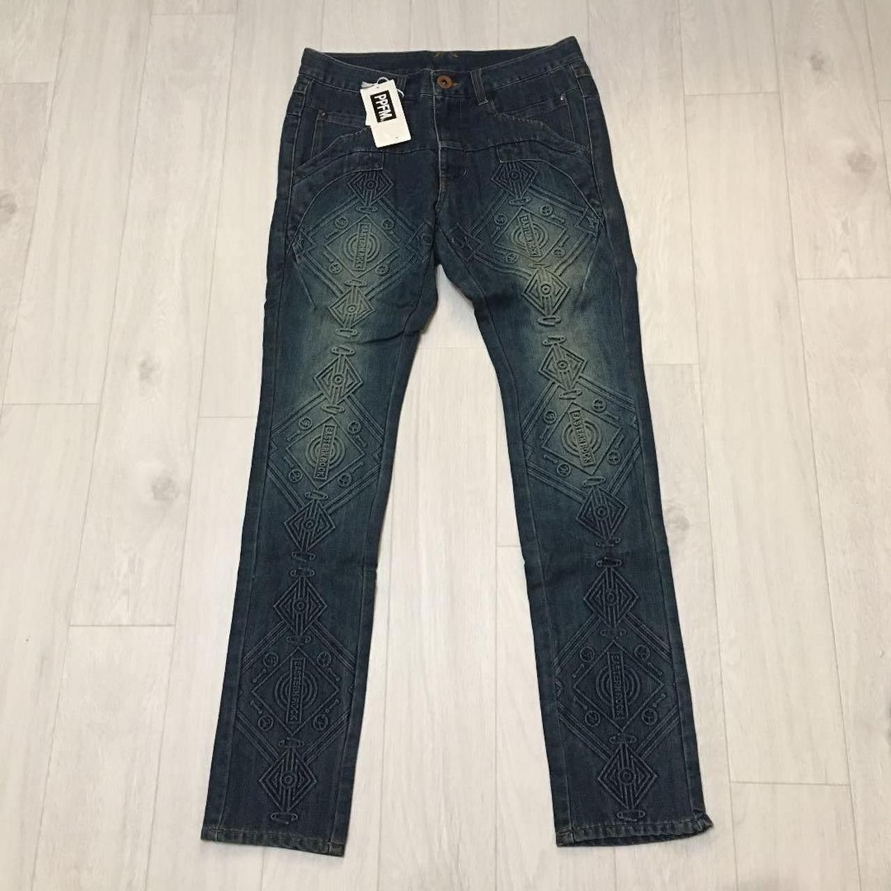PPFM PPFM Embossed Batik Jeans Size US 30 / EU 46 - 1 Thumbnail