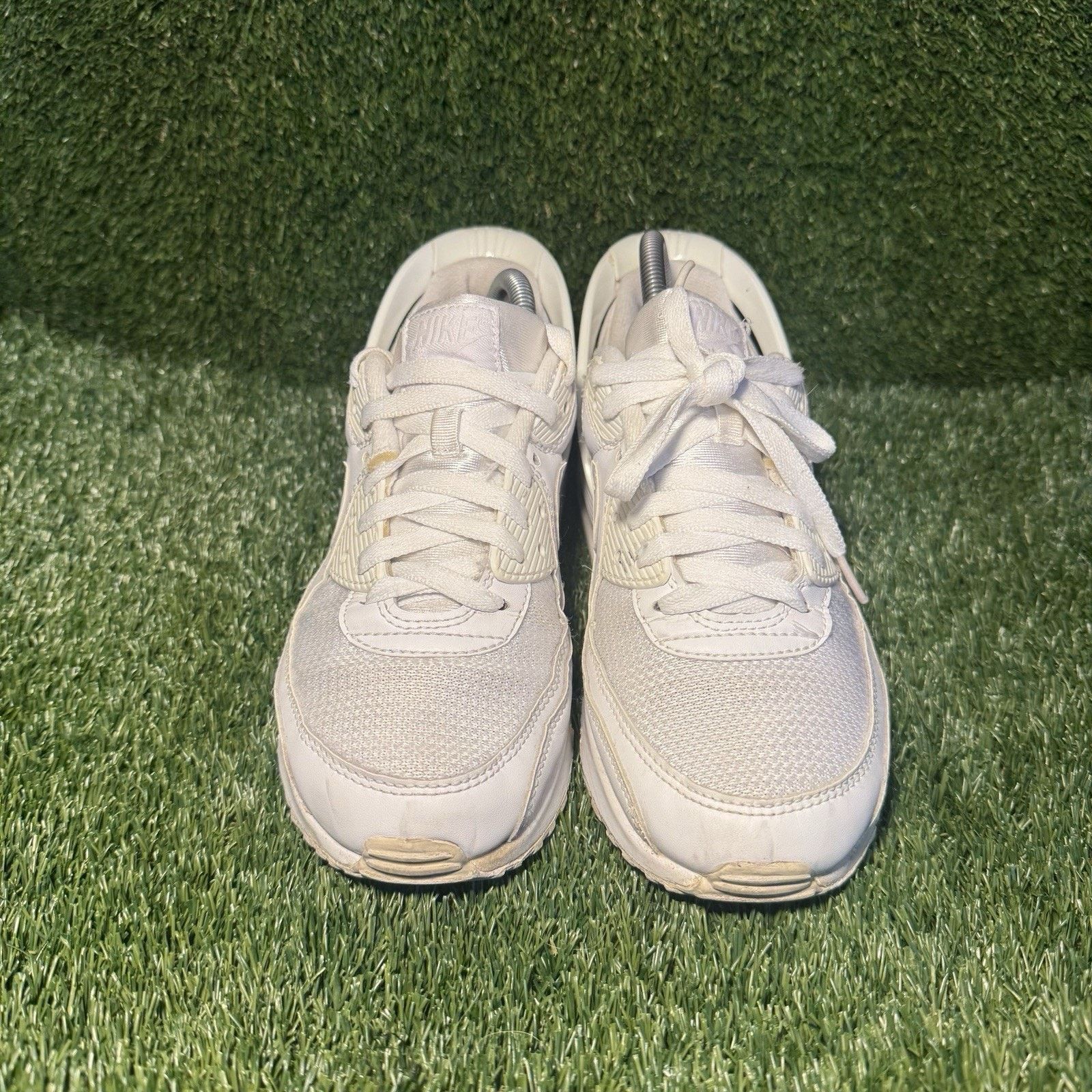 Nike Size 7 - Nike Air Max 90 FlyEase Triple White Size US 7 / EU 40 - 4 Thumbnail