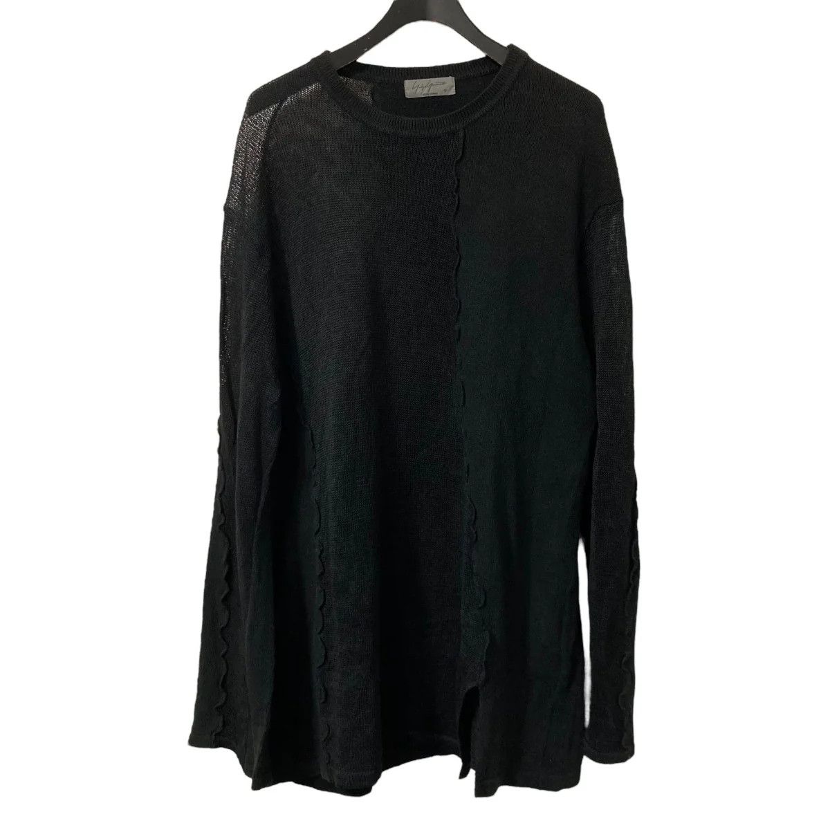 Yohji Yamamoto Yohji Yamamoto pour homme19SS/Cotton silk/Crew neck knit Size US L / EU 52-54 / 3 - 1 Thumbnail