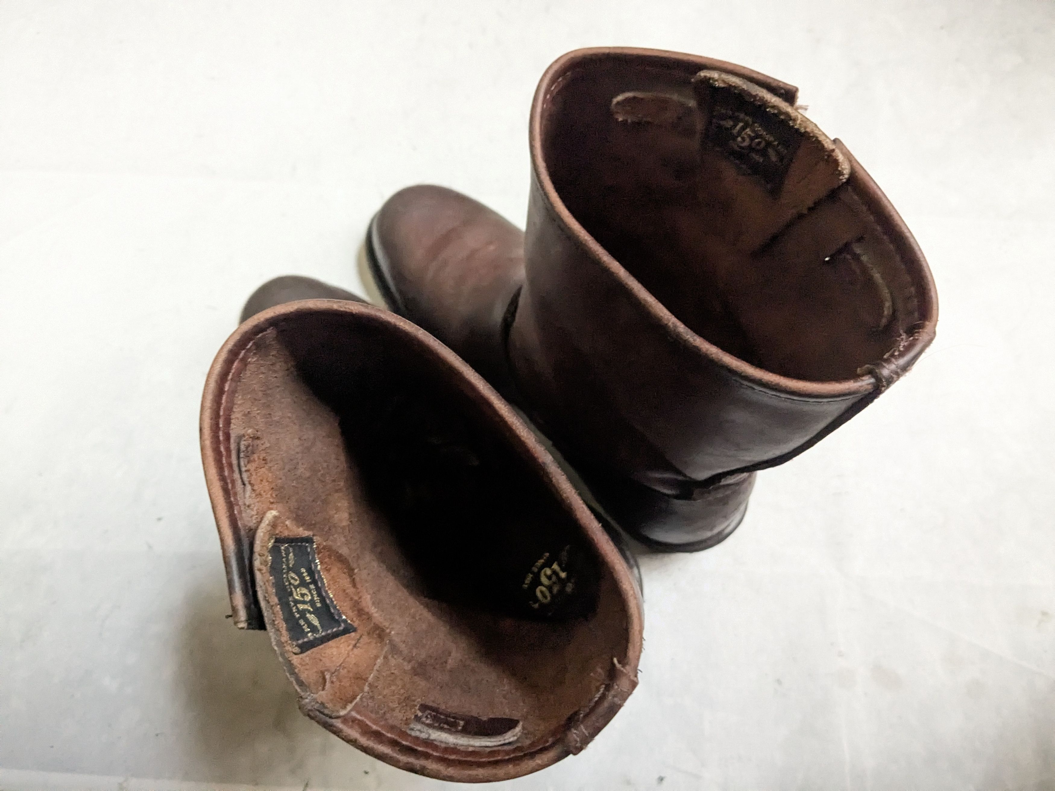 Frye Frye Engineer Boots Brown 8.5 M USA Leather Strap Buckle Size US 8.5 / EU 41-42 - 12 Thumbnail