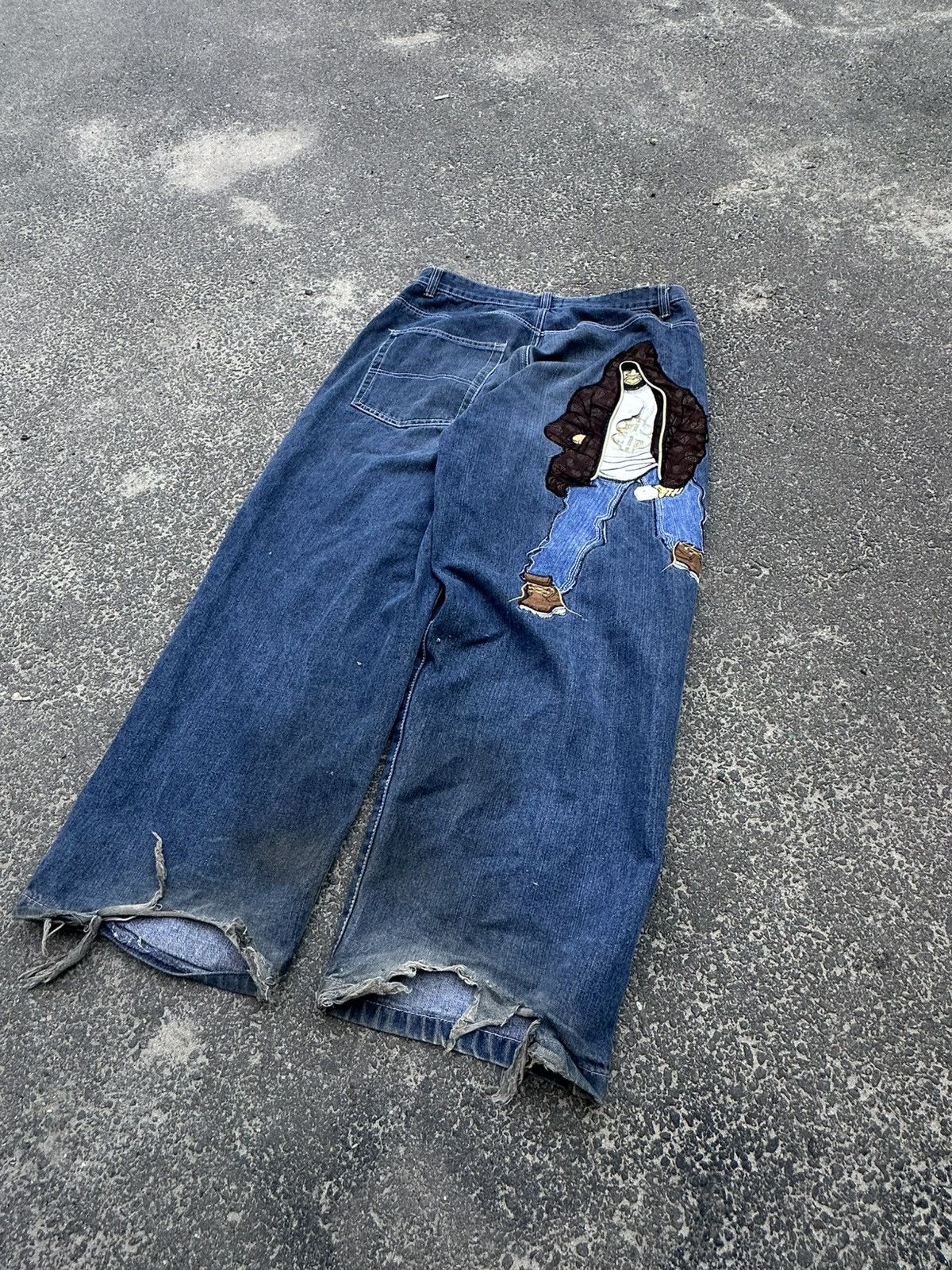 Other Baggy Rap Jeans JNCO Style 90s Wide Leg Size US 34 / EU 50 - 5 Thumbnail