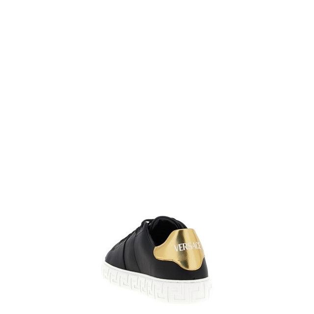 Versace VERSACE Greca Men's Black/Gold Sneakers New & Authentic (Men Size US 9 / EU 42 - 5 Thumbnail