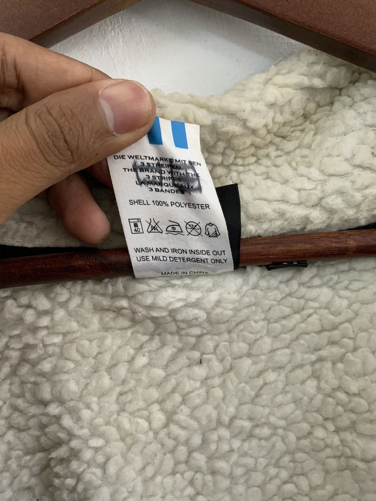 Adidas Vintage Adidas Mohair Fur Trench Coat Size US M / EU 48-50 / 2 - 14 Thumbnail