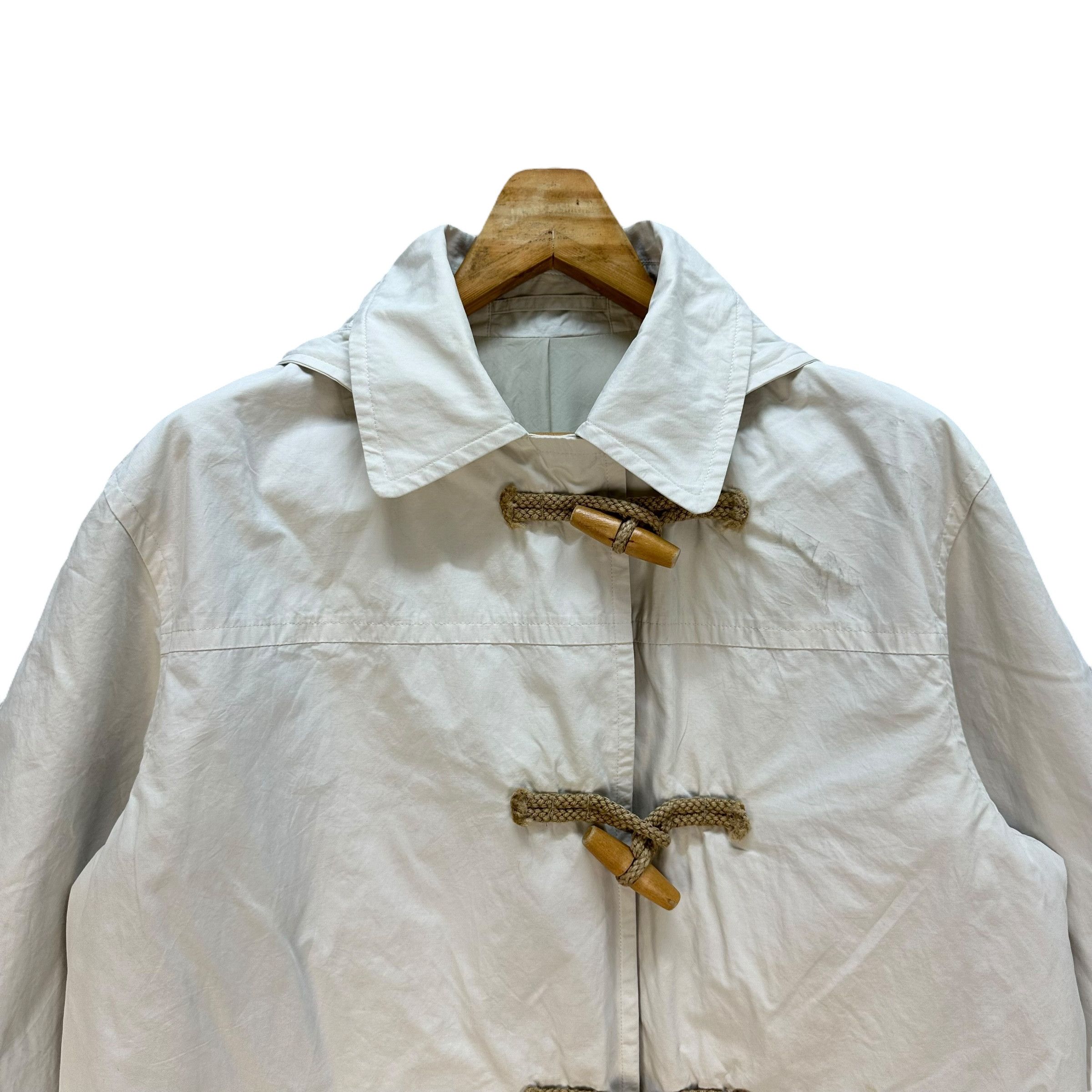 Margaret Howell 90's MARGARET HOWELL Duffle Coat Hooded Jacket #1503-A62 Size US L / EU 52-54 / 3 - 2 Thumbnail
