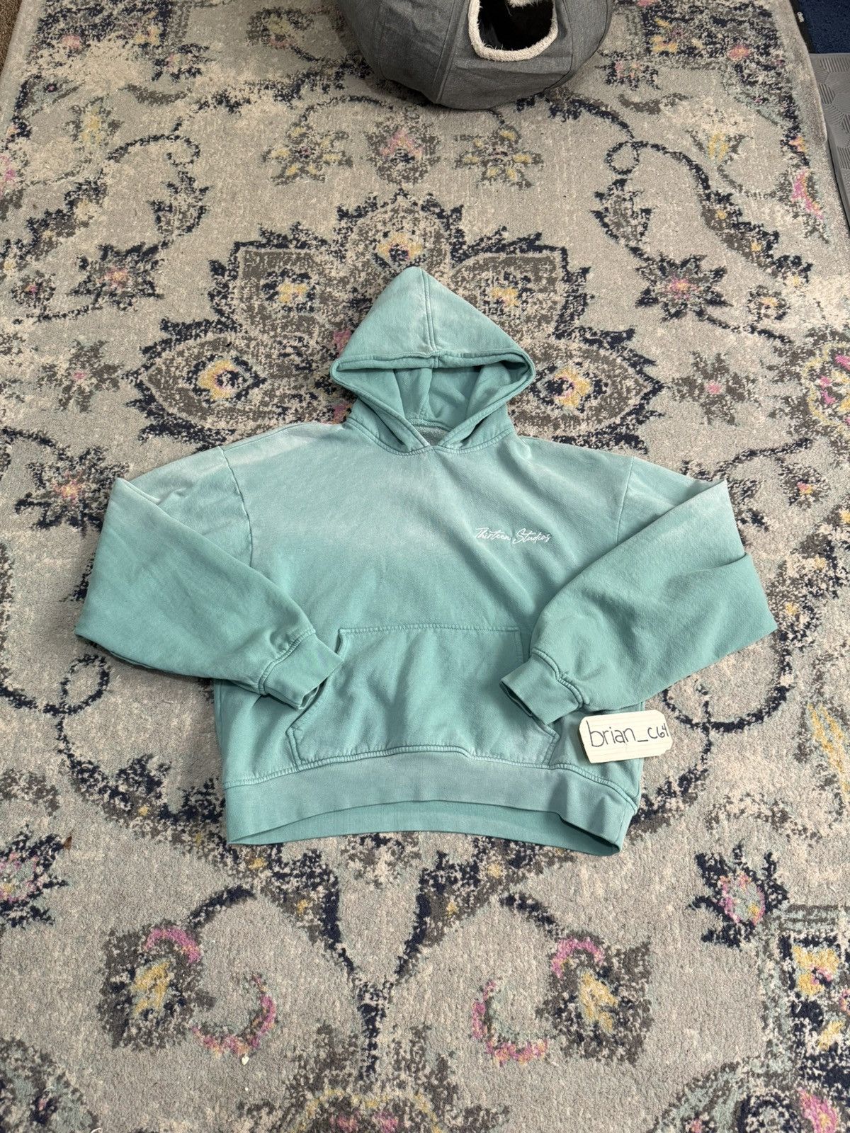 Thirteen studios Tiffany sunfaded hoodie | Grailed
