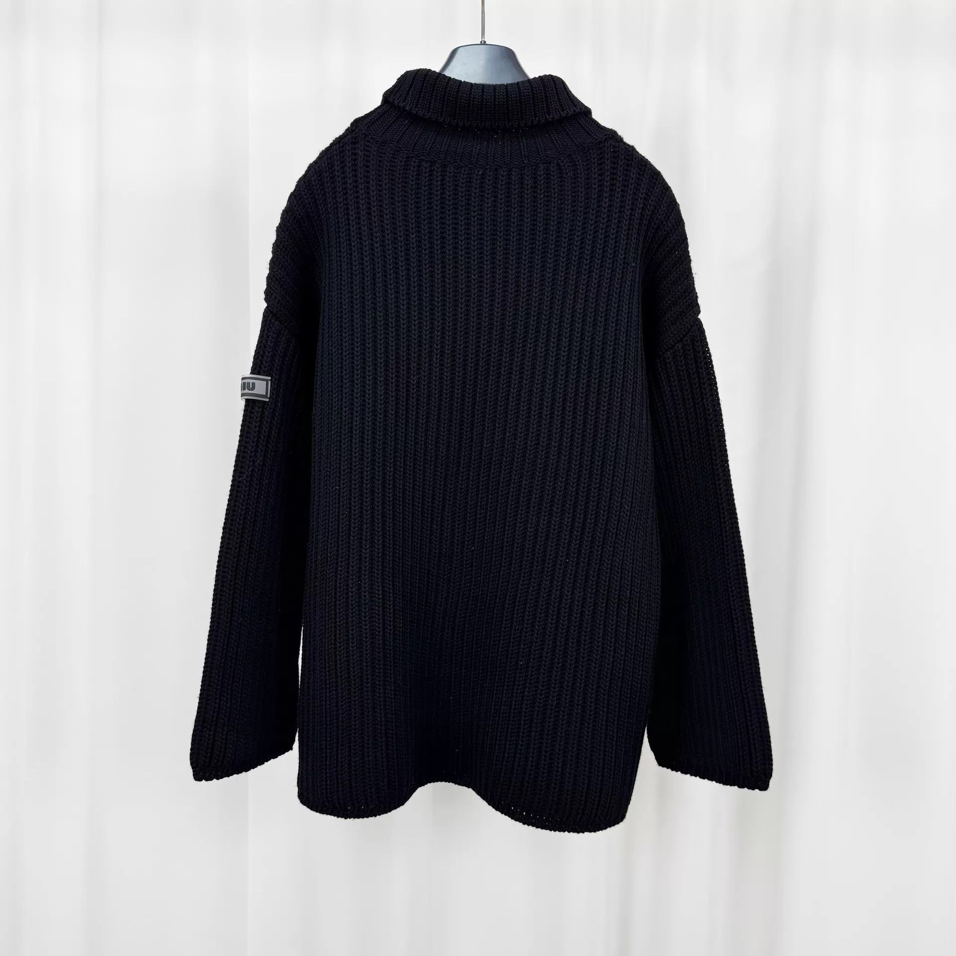 Miu Miu Miu Miu Logo Turtleneck Knit Sweater Women's 40 Size S / US 4 / IT 40 - 2 Thumbnail