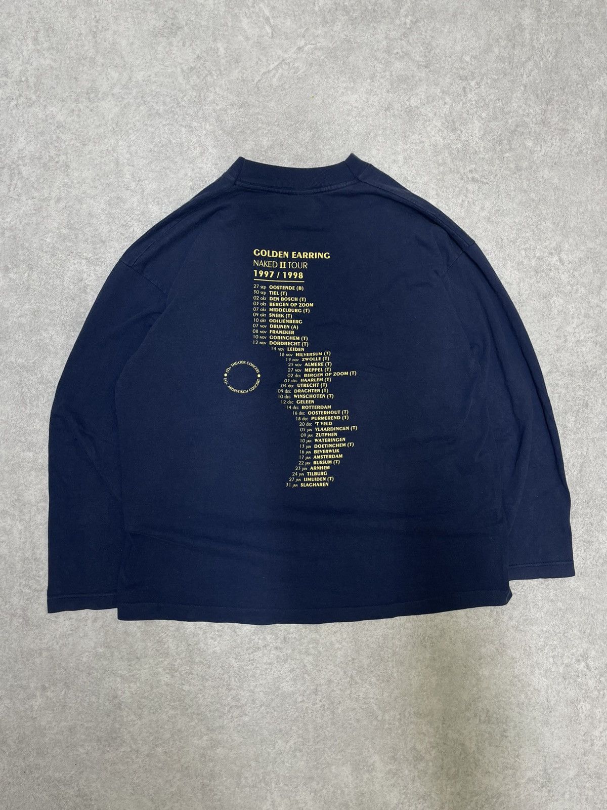 Band Tees Golden Earring Naked 2 Tour 1997/1998 Very Rare Tour Time Size US XL / EU 56 / 4 - 8 Thumbnail