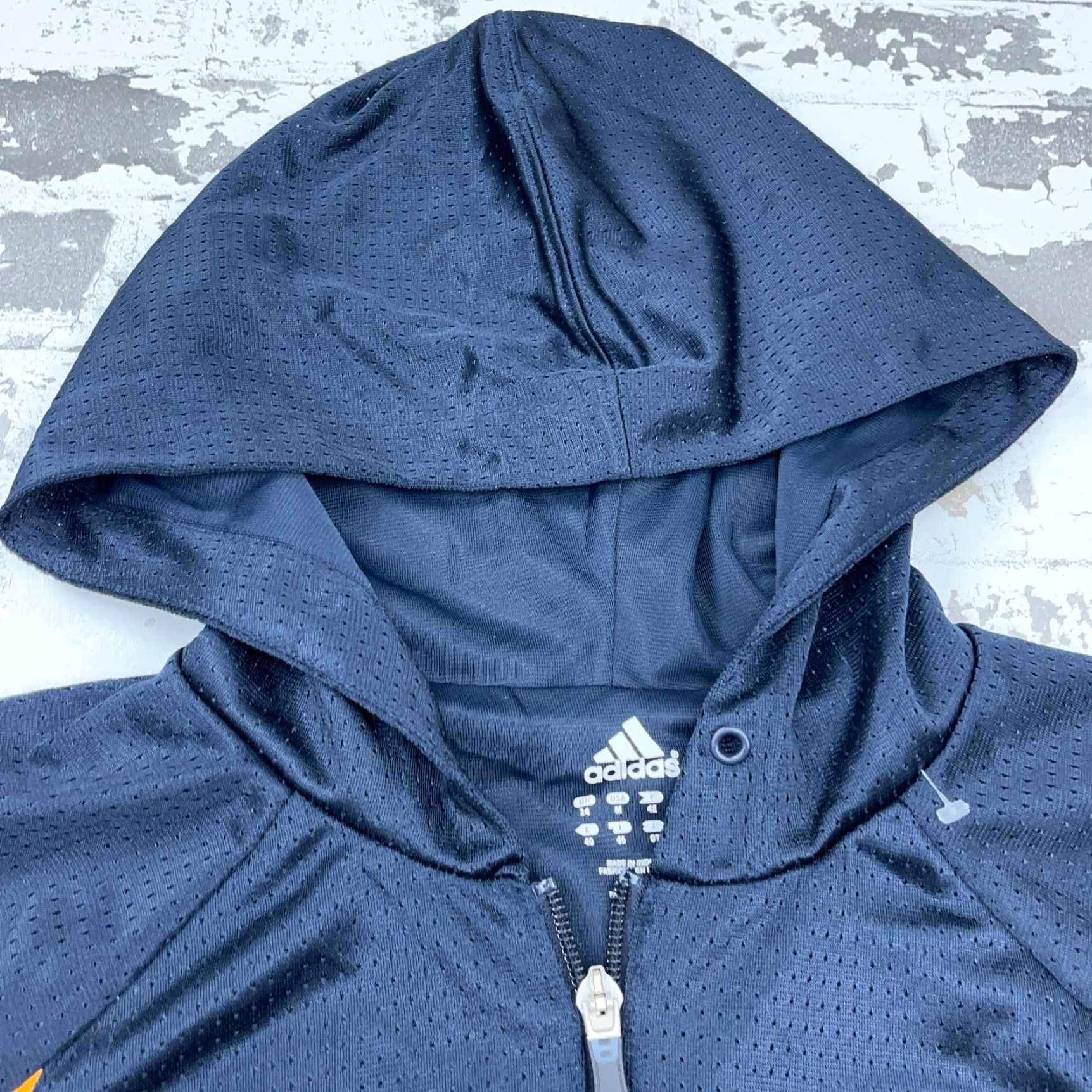 Adidas Adidas Hoodie Women M Blue White Full Zip Hooded Sweatshirt Activewear Casual Travel Jackets Sport Logo Modern Size M / US 6-8 / IT 42-44 - 5 Thumbnail