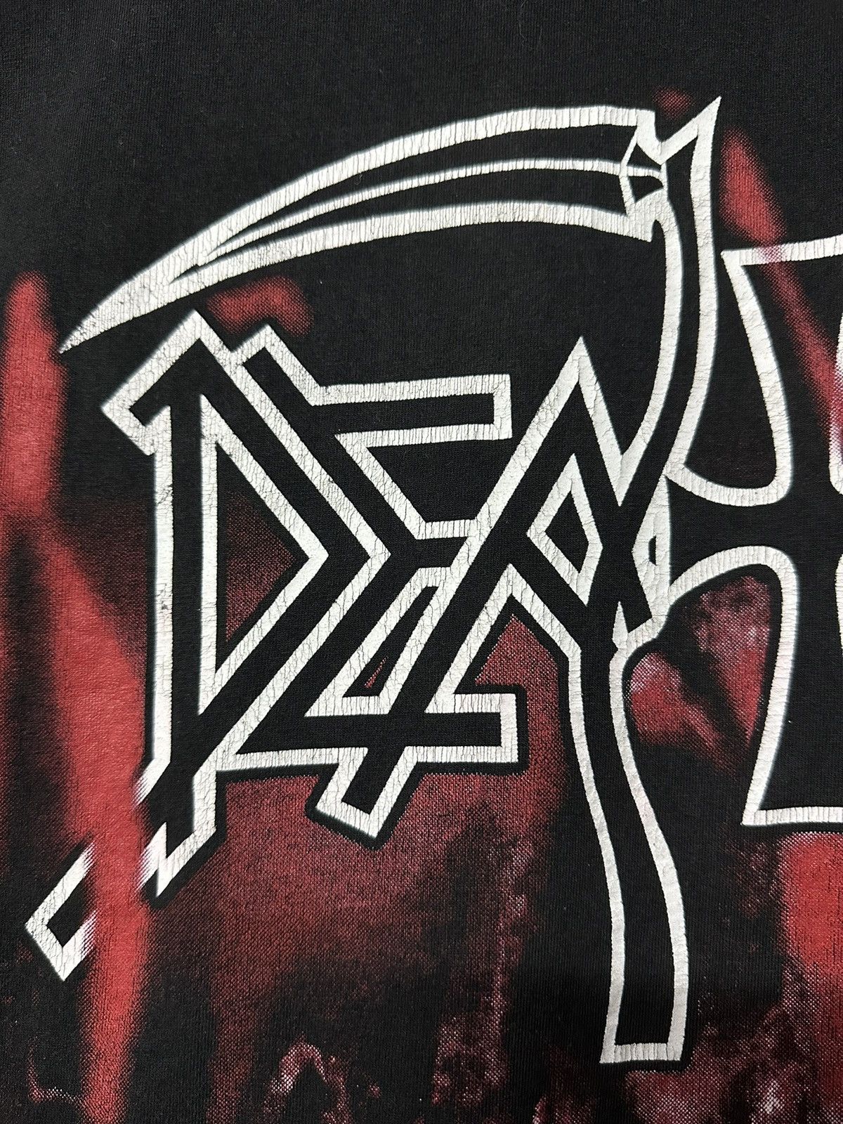 Band Tees × Vintage Vintage Death The Sound Of Perseverance Black Metal Faded T Size US L / EU 52-54 / 3 - 3 Thumbnail